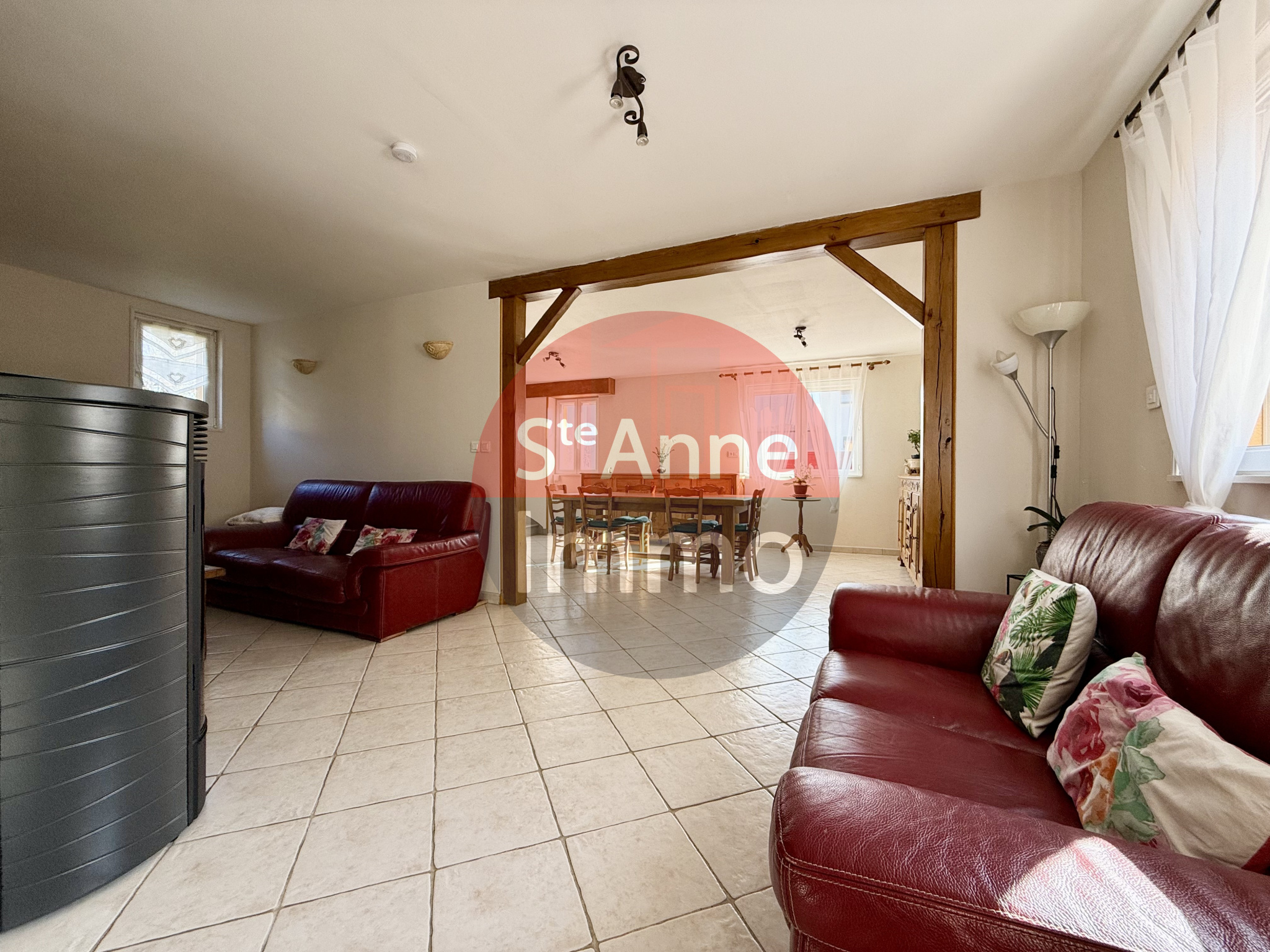 Immo80 – L'immobilier à Amiens et dans la Somme-SAVEUSE – PAVILLON INDIVIDUEL – 4 CHAMBRES – JARDIN – DOUBLE GARAGES – DEPENDANCES – CAVE