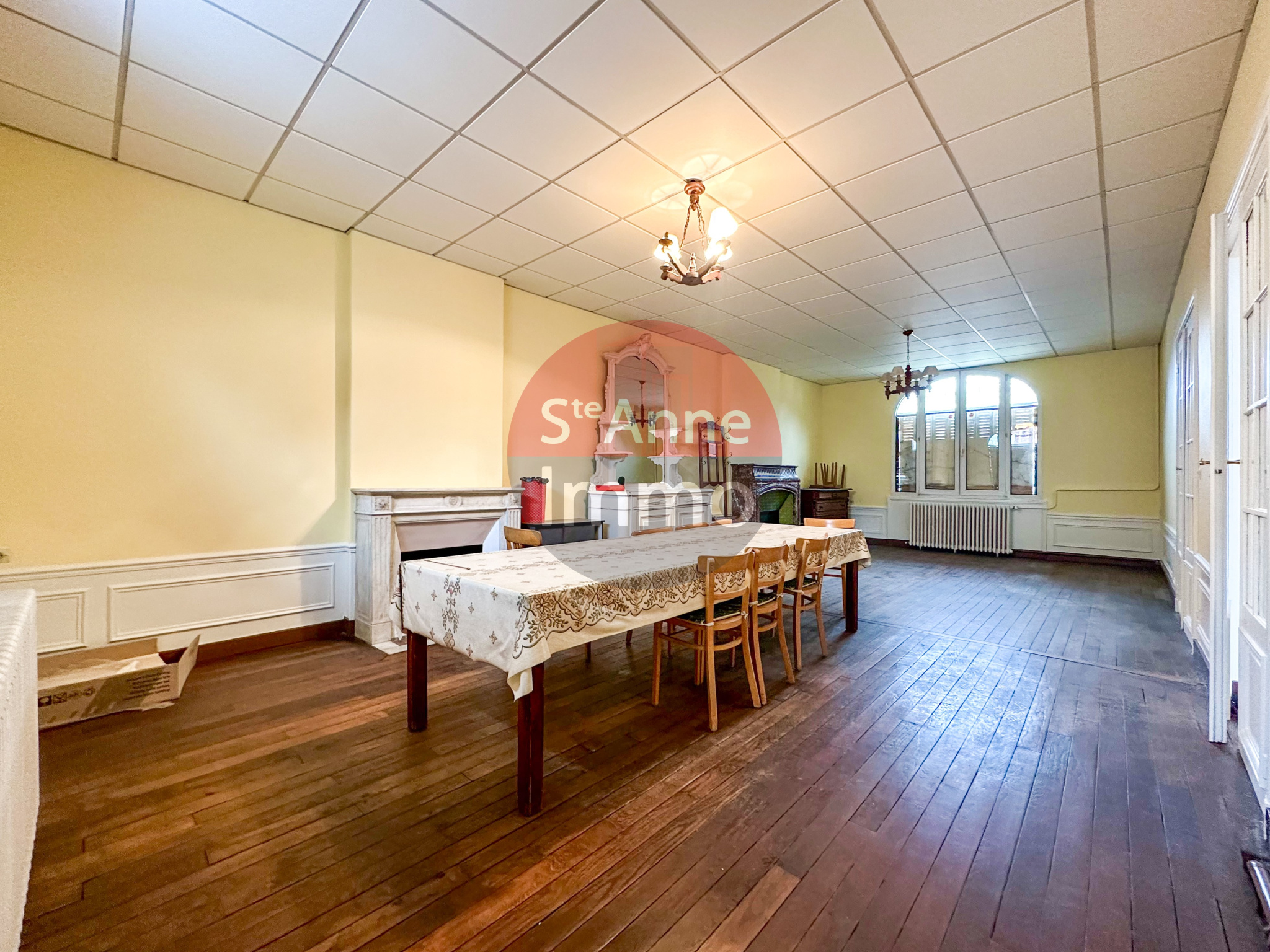 Immo80 – L'immobilier à Amiens et dans la Somme-ALBERT – MAISON BOURGEOISE – 8 CHAMBRES – CAVE – JARDIN – TERRASSE