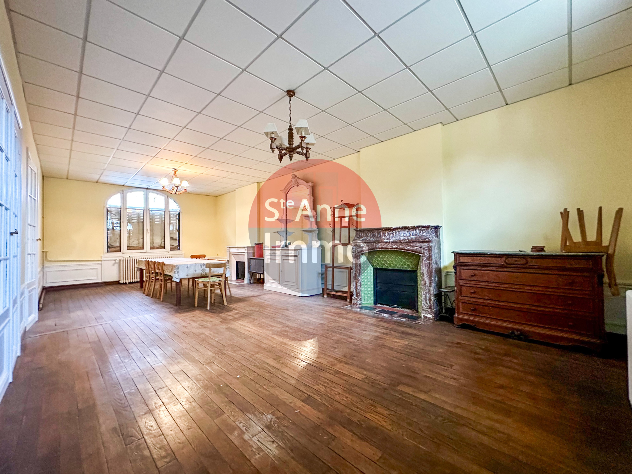 Immo80 – L'immobilier à Amiens et dans la Somme-ALBERT – MAISON BOURGEOISE – 8 CHAMBRES – CAVE – JARDIN – TERRASSE