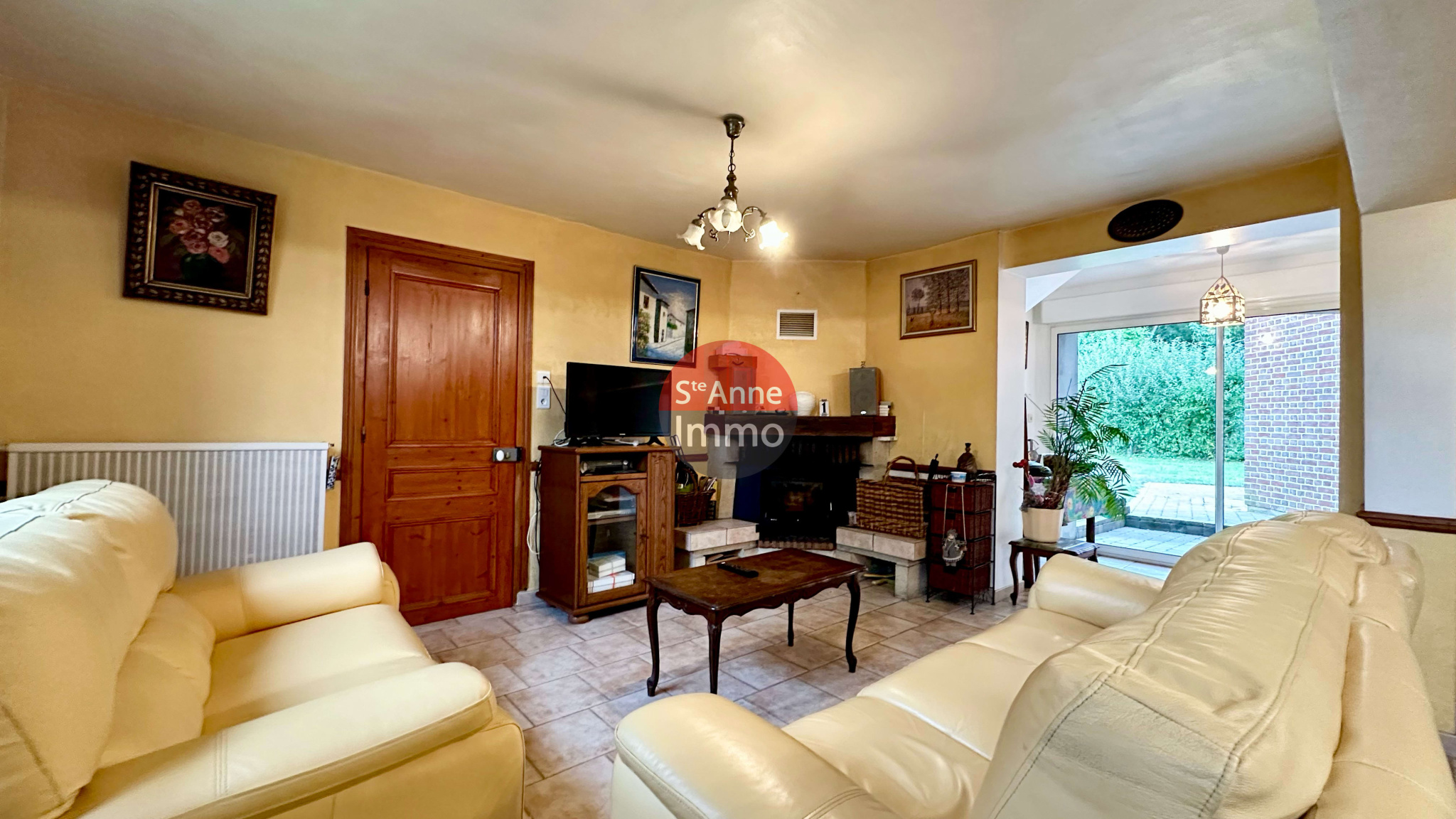 Immo80 – L'immobilier à Amiens et dans la Somme-FLERS-SUR-NOYE – LONGERE – 150 M2 – 6165 m2 – 5 CHAMBRES – JARDIN