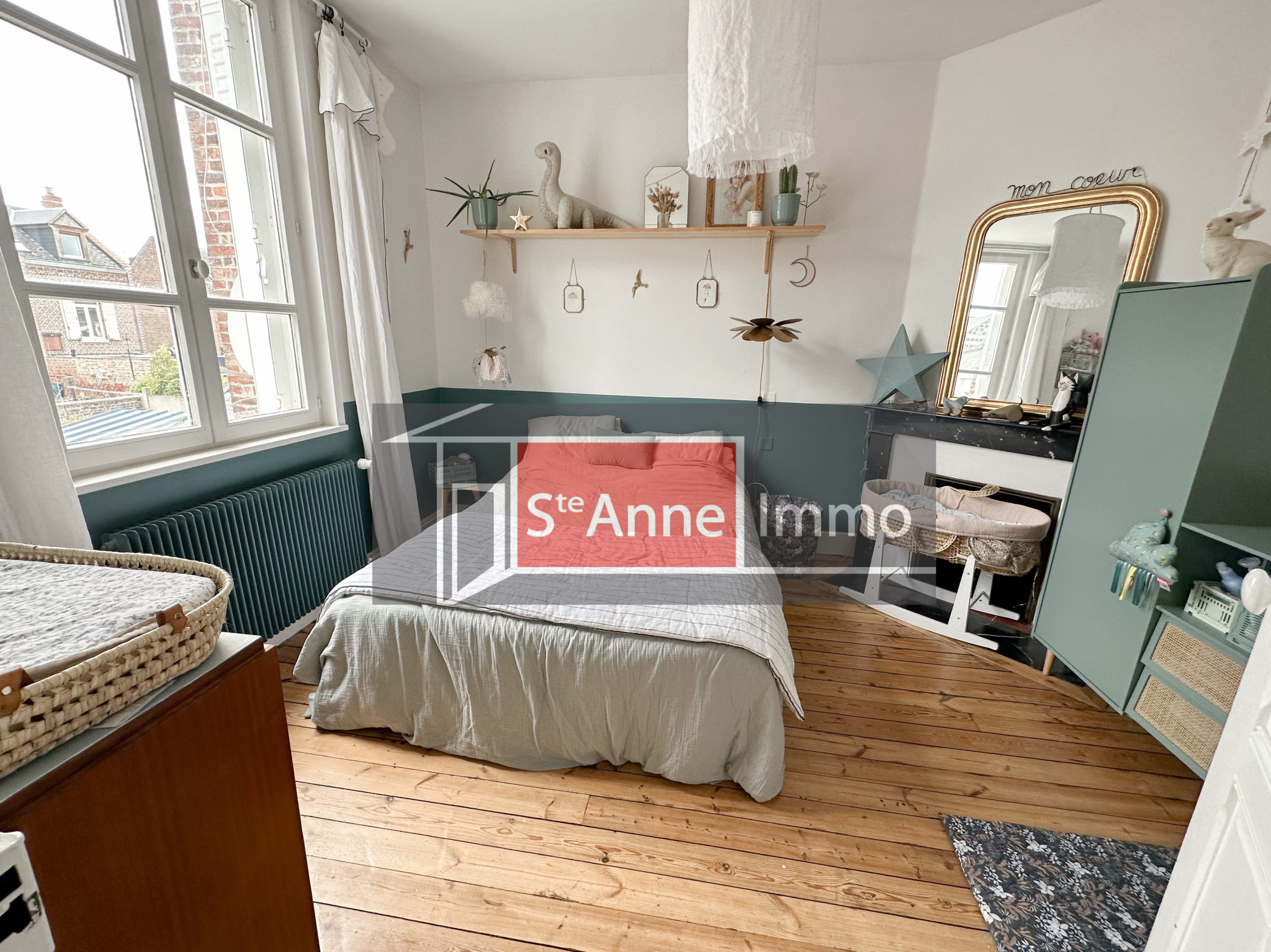 Immo80 – L'immobilier à Amiens et dans la Somme-AMIENS – SAINT ACHEUL / SAINTE ANNE – AMIENOISE DE CHARME – 100M2 – 3 CHAMBRES – COUR