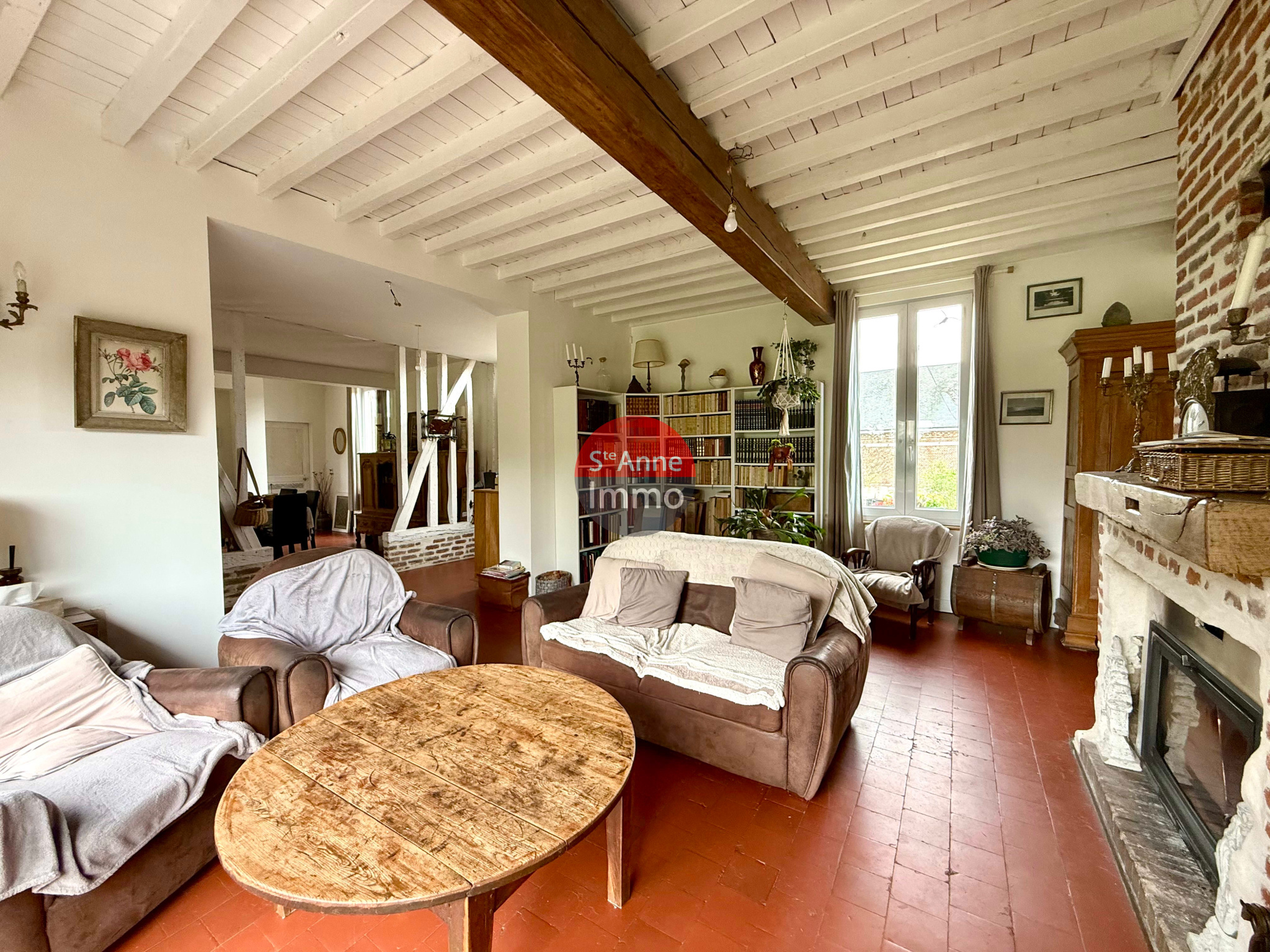 Immo80 – L'immobilier à Amiens et dans la Somme-FRAMERVILLE-RAINECOUT – MAISON INDIVIDUELLE – AUTONOMIE DE PLAIN PIED – 4 CHAMBRES – GARAGES – ATELIER – DEPEN