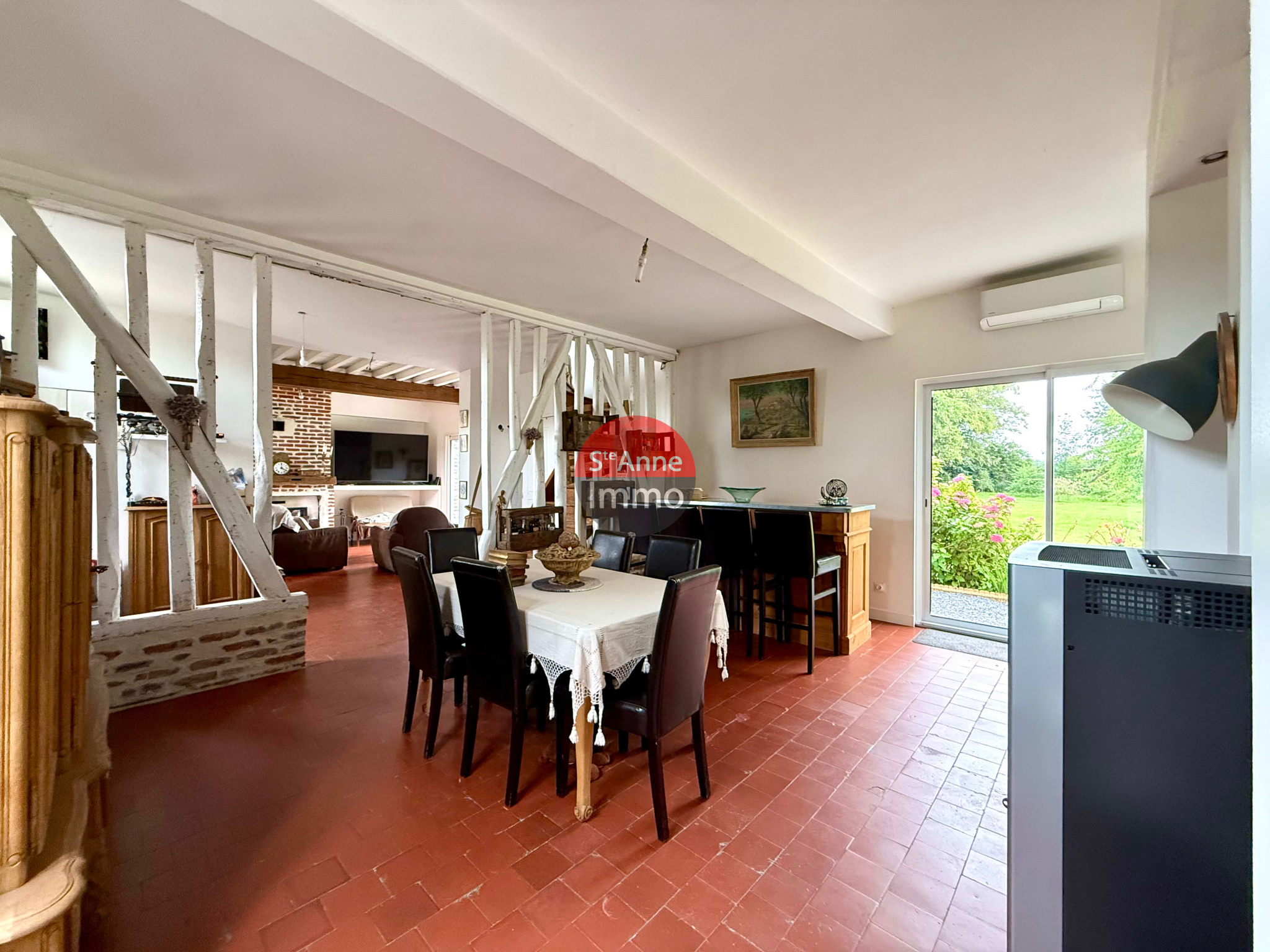 Immo80 – L'immobilier à Amiens et dans la Somme-FRAMERVILLE-RAINECOUT – MAISON INDIVIDUELLE – AUTONOMIE DE PLAIN PIED – 4 CHAMBRES – GARAGES – ATELIER – DEPEN