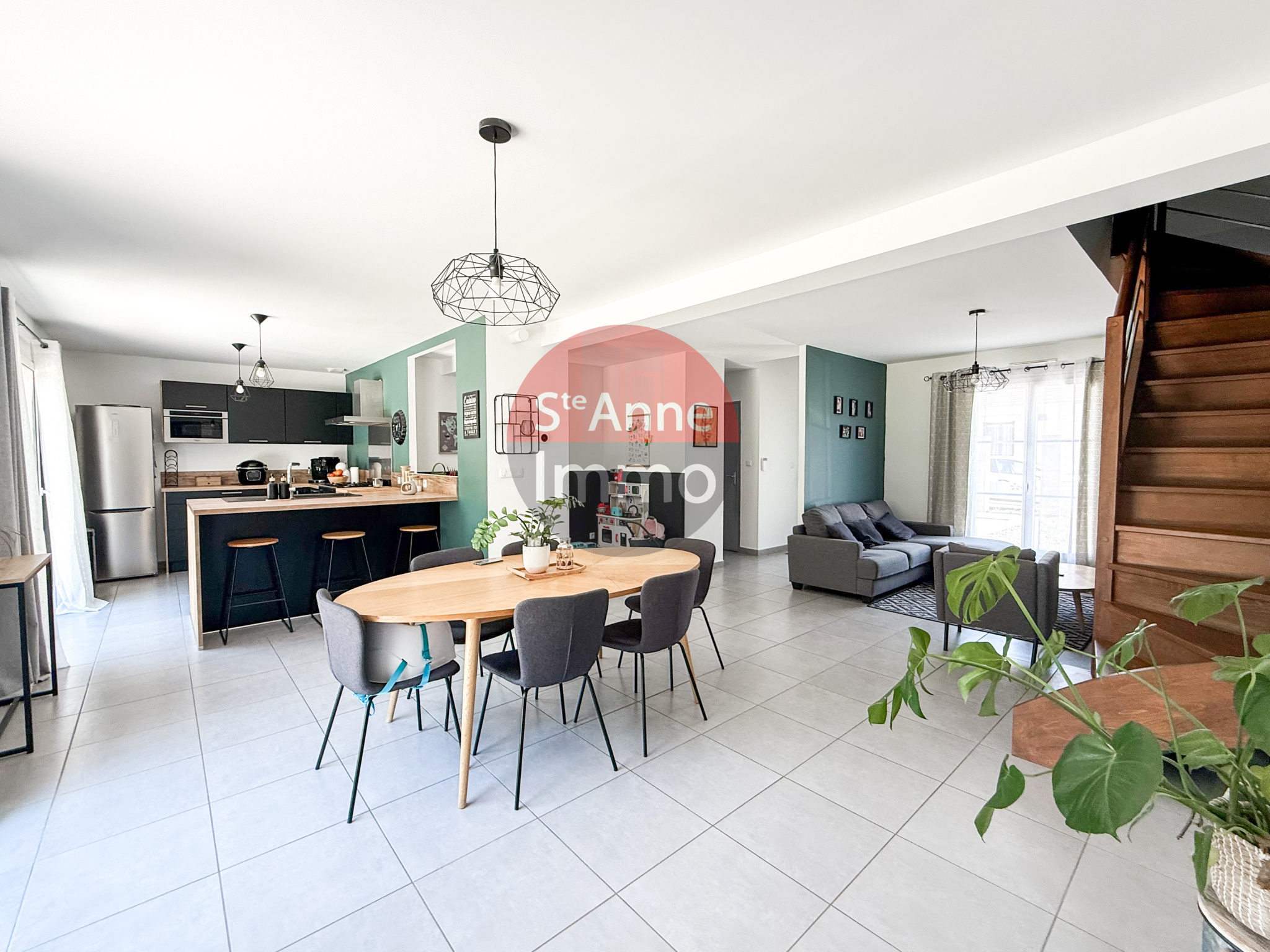 Immo80 – L'immobilier à Amiens et dans la Somme-BREUIL-LE-SEC – MAISON INDIVIDUELLE 140m2 – AUTONOMIE DE PLAIN PIED – 4 CHAMBRES – 1 BUREAU – GARAGE – COUR –