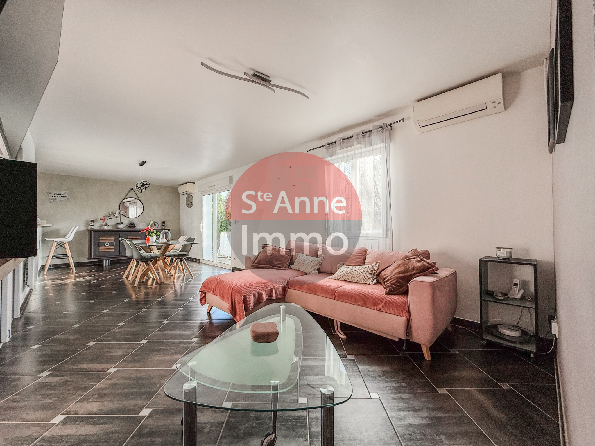 Immo80 – L'immobilier à Amiens et dans la Somme-ROSIERES-EN-SANTERRE – MAISON – 4 CHAMBRES – AUTONOMIE DE PLAIN PIED – GARAGE – TERRASSE – COUR