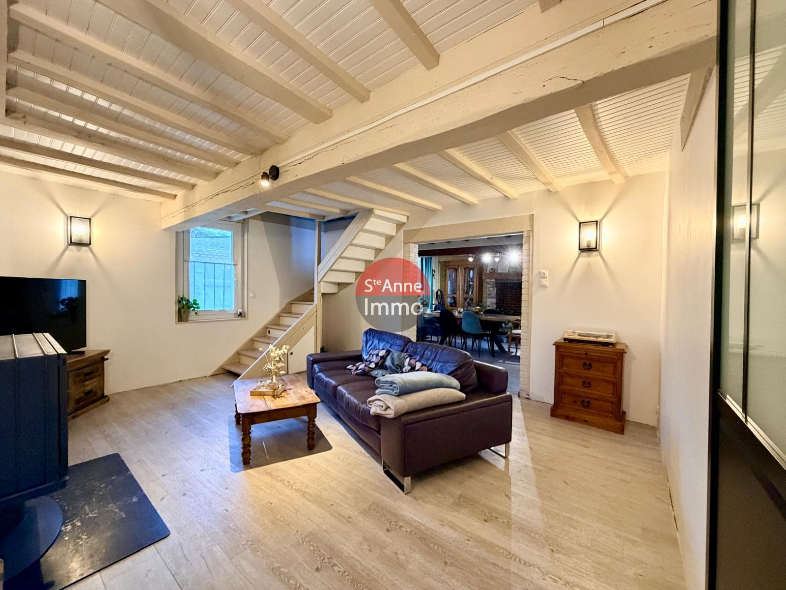 Immo80 – L'immobilier à Amiens et dans la Somme-SAINT-SAUFLIEU – MAISON – 104 M2 – 4 CHAMBRES – GARAGE – PARKING – JARDIN