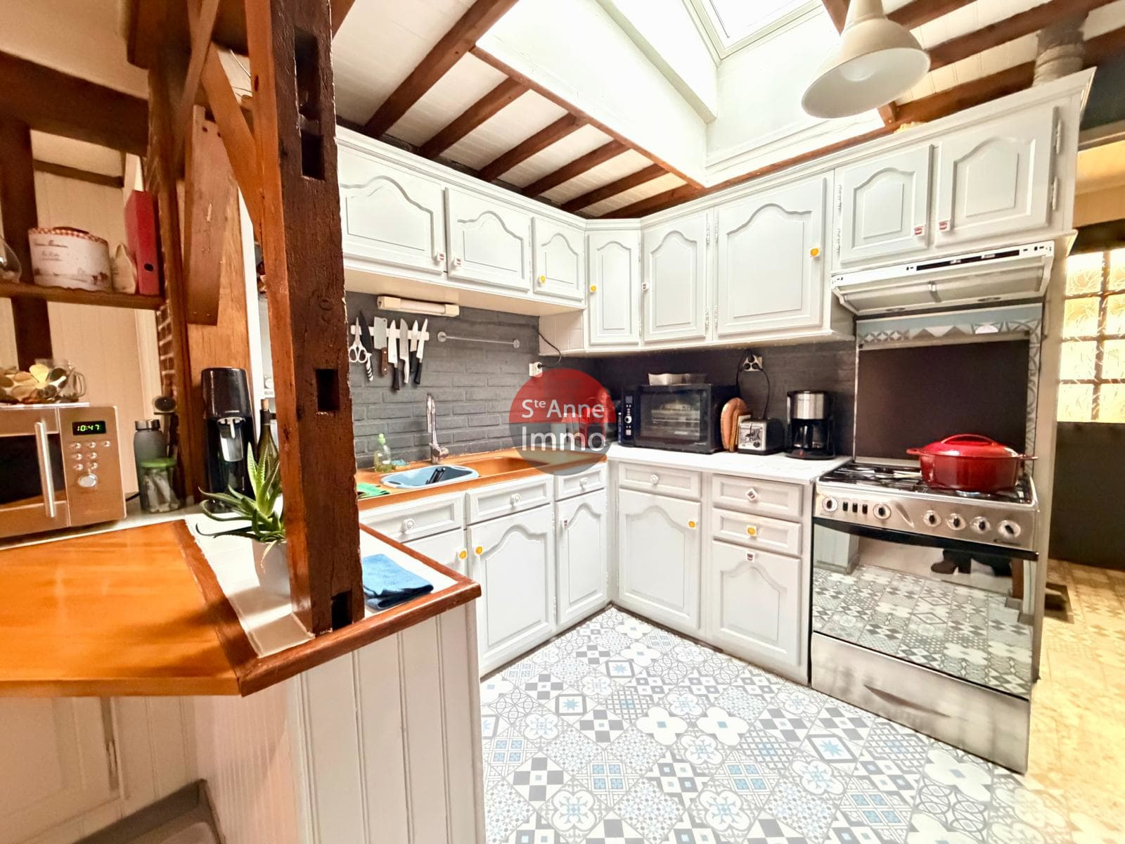 Immo80 – L'immobilier à Amiens et dans la Somme-SAINT-SAUFLIEU – MAISON – 104 M2 – 4 CHAMBRES – GARAGE – PARKING – JARDIN