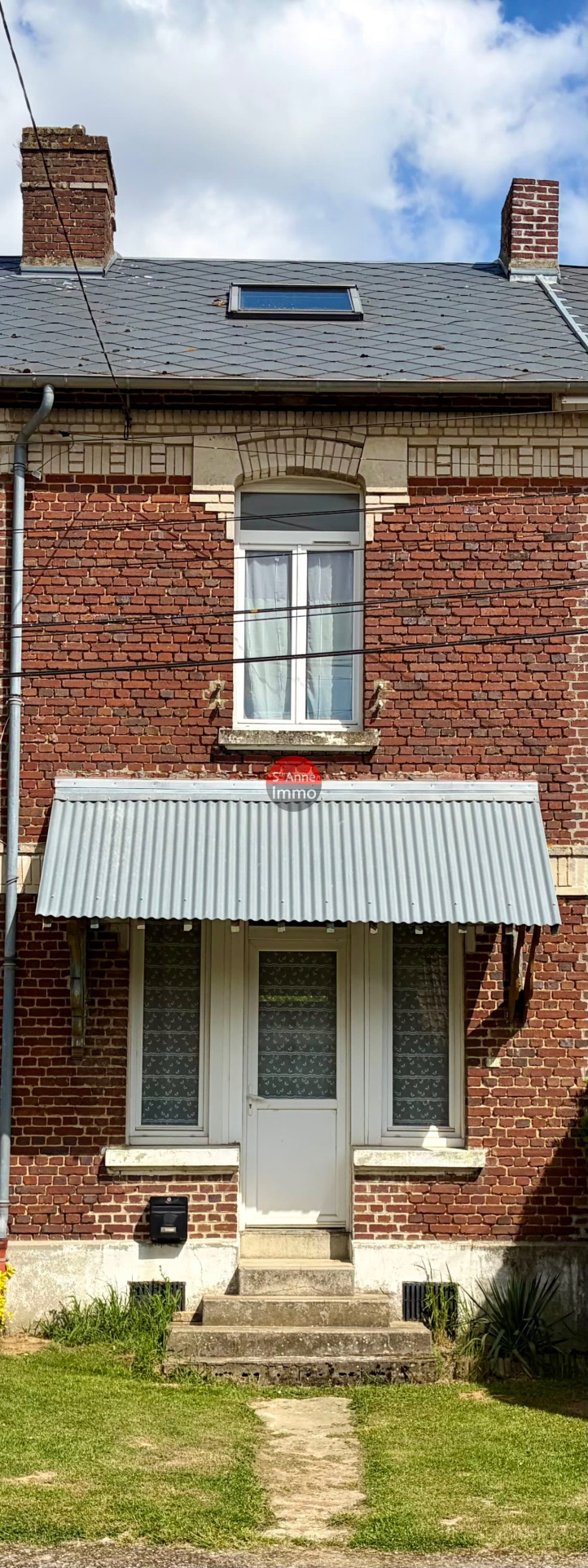 Immo80 – L'immobilier à Amiens et dans la Somme-FLAUCOURT – MAISON MITOYENNE – 57m2 – 2 CHAMBRES – JARDIN