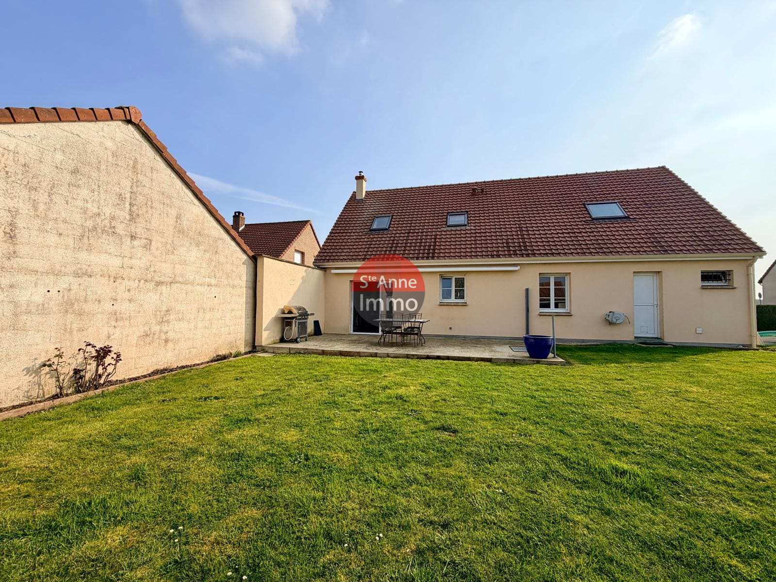 Immo80 – L'immobilier à Amiens et dans la Somme-AUBIGNY – MAISON – 150 M2 – 4 CHAMBRES – JARDIN – GARAGE – DEPENDANCE