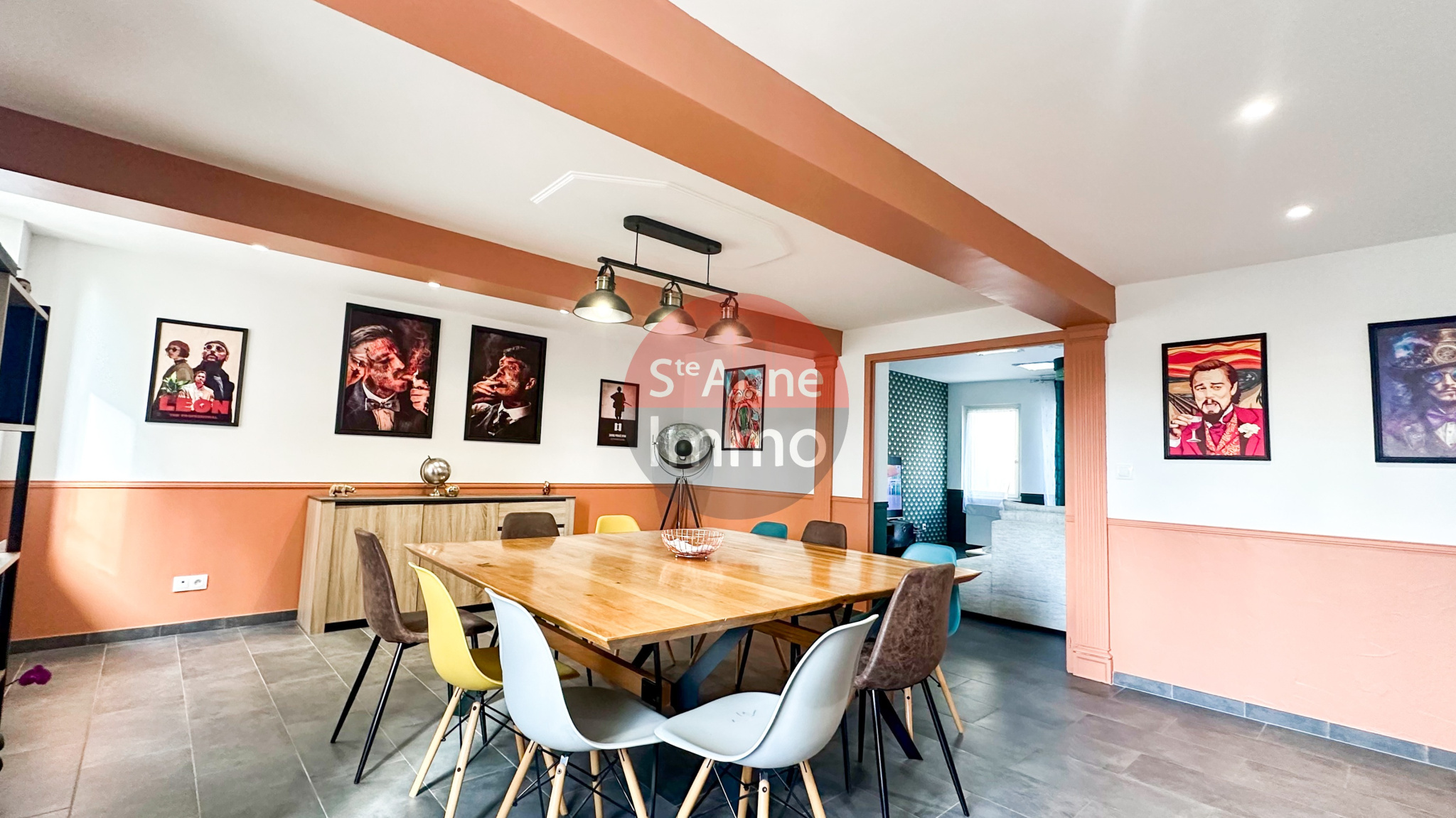 Immo80 – L'immobilier à Amiens et dans la Somme-SAINT-SAUFLIEU – MAISON SEMI-MITOYENNE – 4 CHAMBRES – JARDIN – TERRASSE