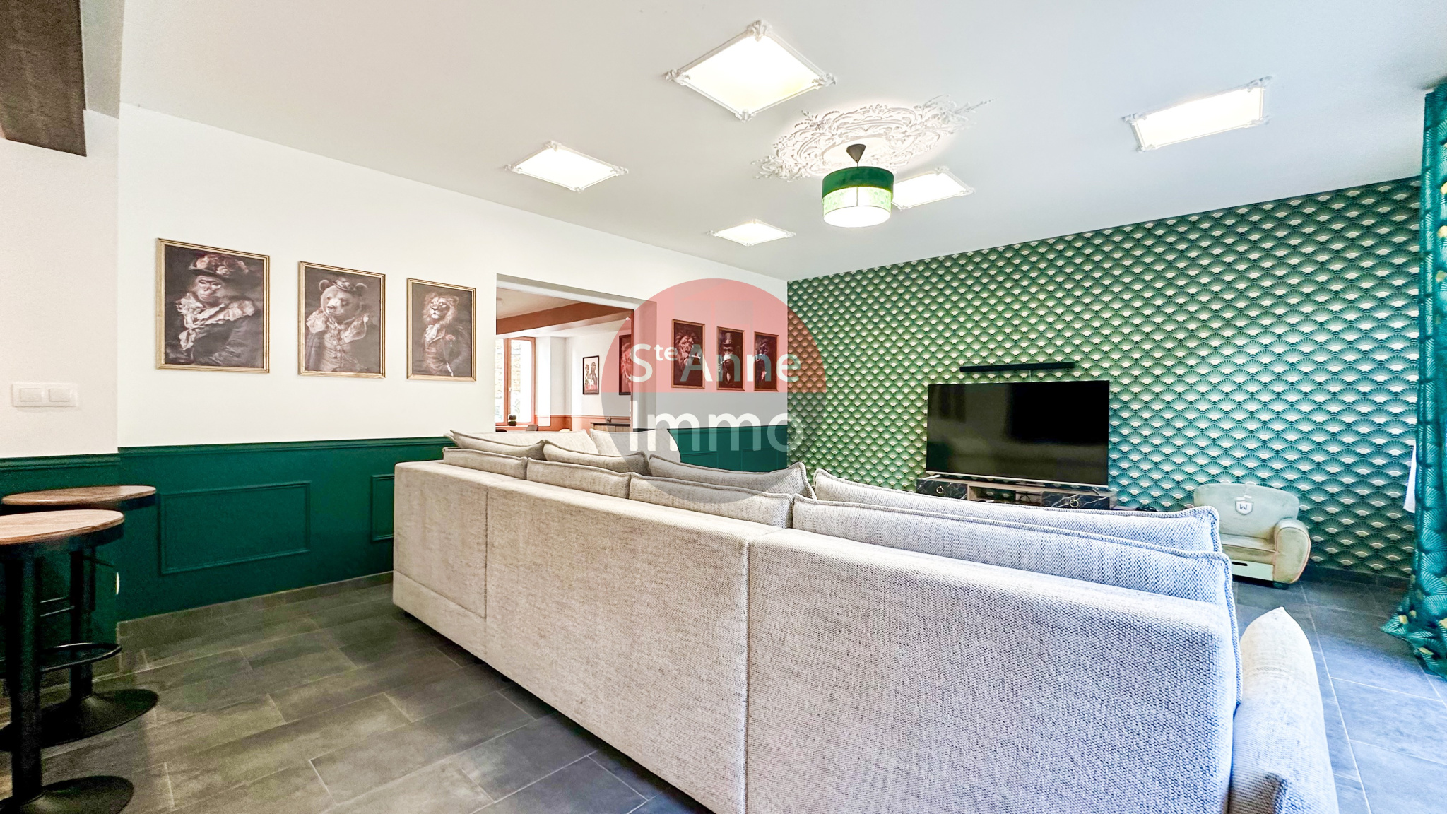 Immo80 – L'immobilier à Amiens et dans la Somme-SAINT-SAUFLIEU – MAISON SEMI-MITOYENNE – 4 CHAMBRES – JARDIN – TERRASSE