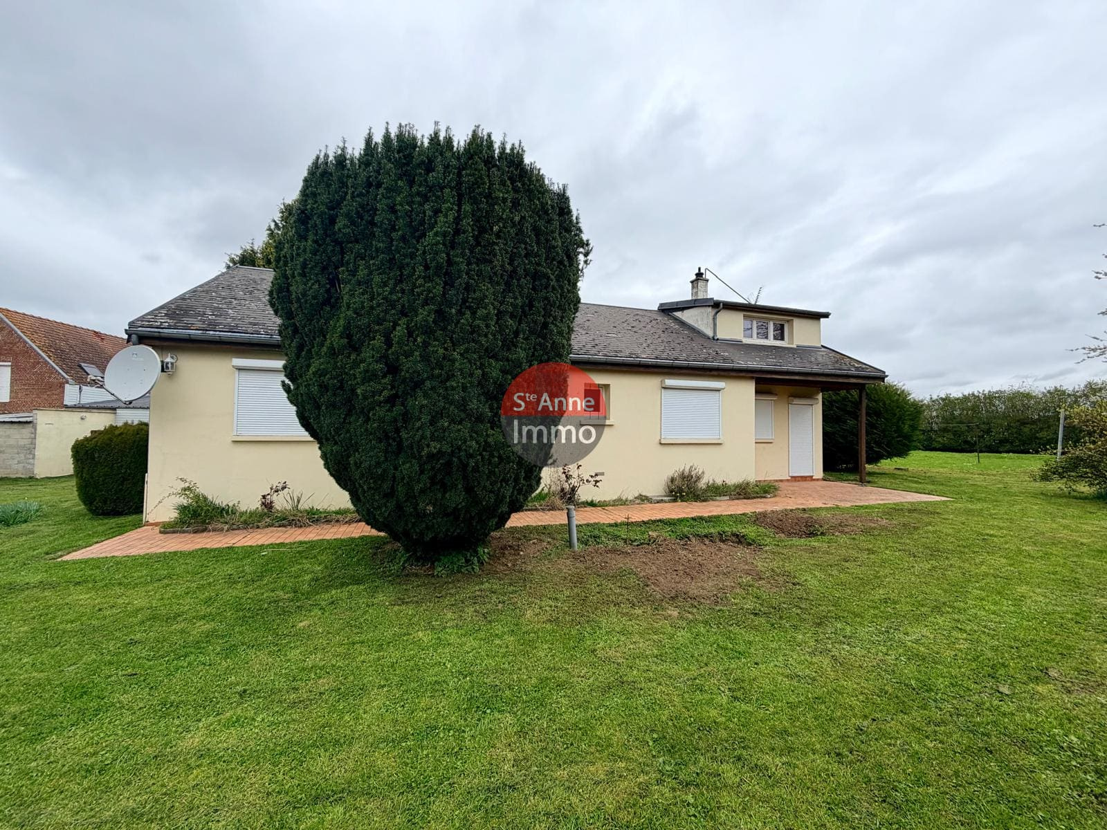 Immo80 – L'immobilier à Amiens et dans la Somme-CACHY – MAISON – 110 M2 – 3 CHAMBRES – GARAGE – JARDIN