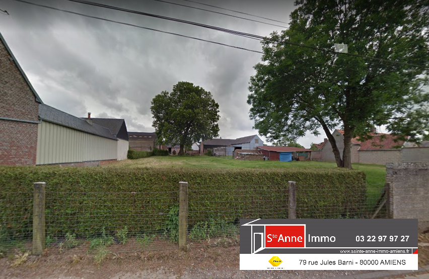 Immo80 – L'immobilier à Amiens et dans la Somme-TERRAIN à bâtir de 849 m2