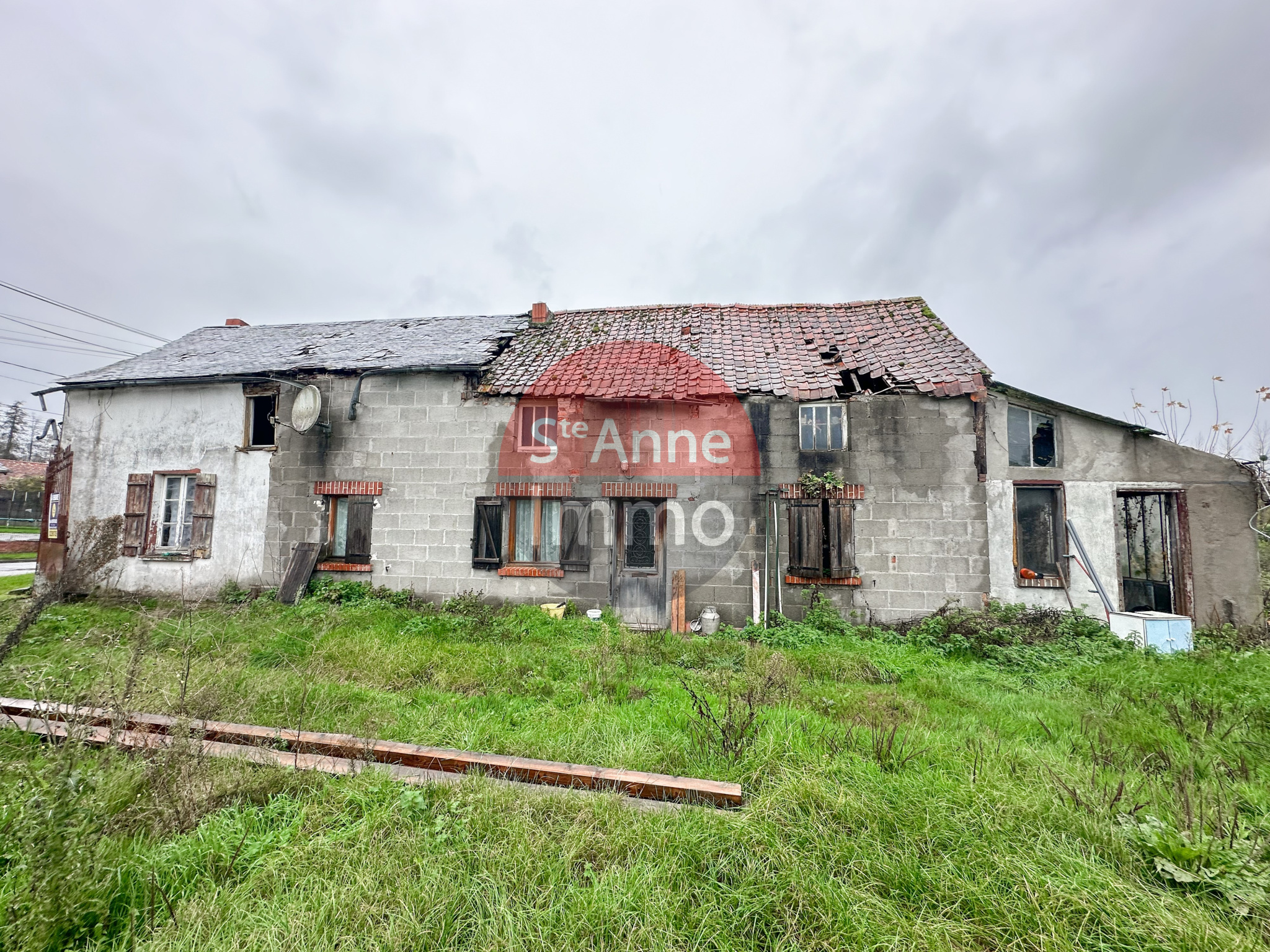 Immo80 – L'immobilier à Amiens et dans la Somme-FAMECHON – MAISON – TRAVAUX A PREVOIR – JARDIN