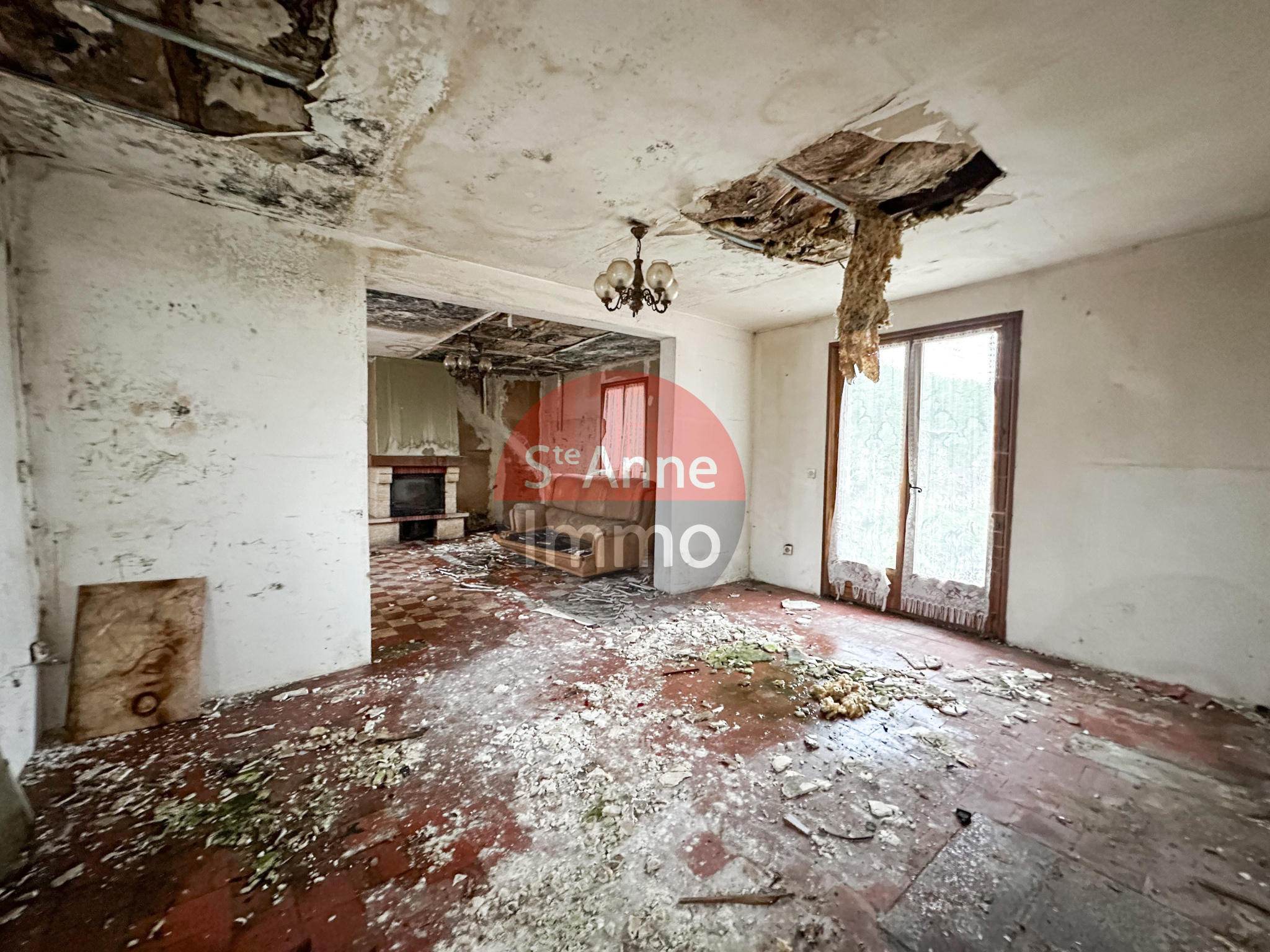 Immo80 – L'immobilier à Amiens et dans la Somme-FAMECHON – MAISON – TRAVAUX A PREVOIR – JARDIN
