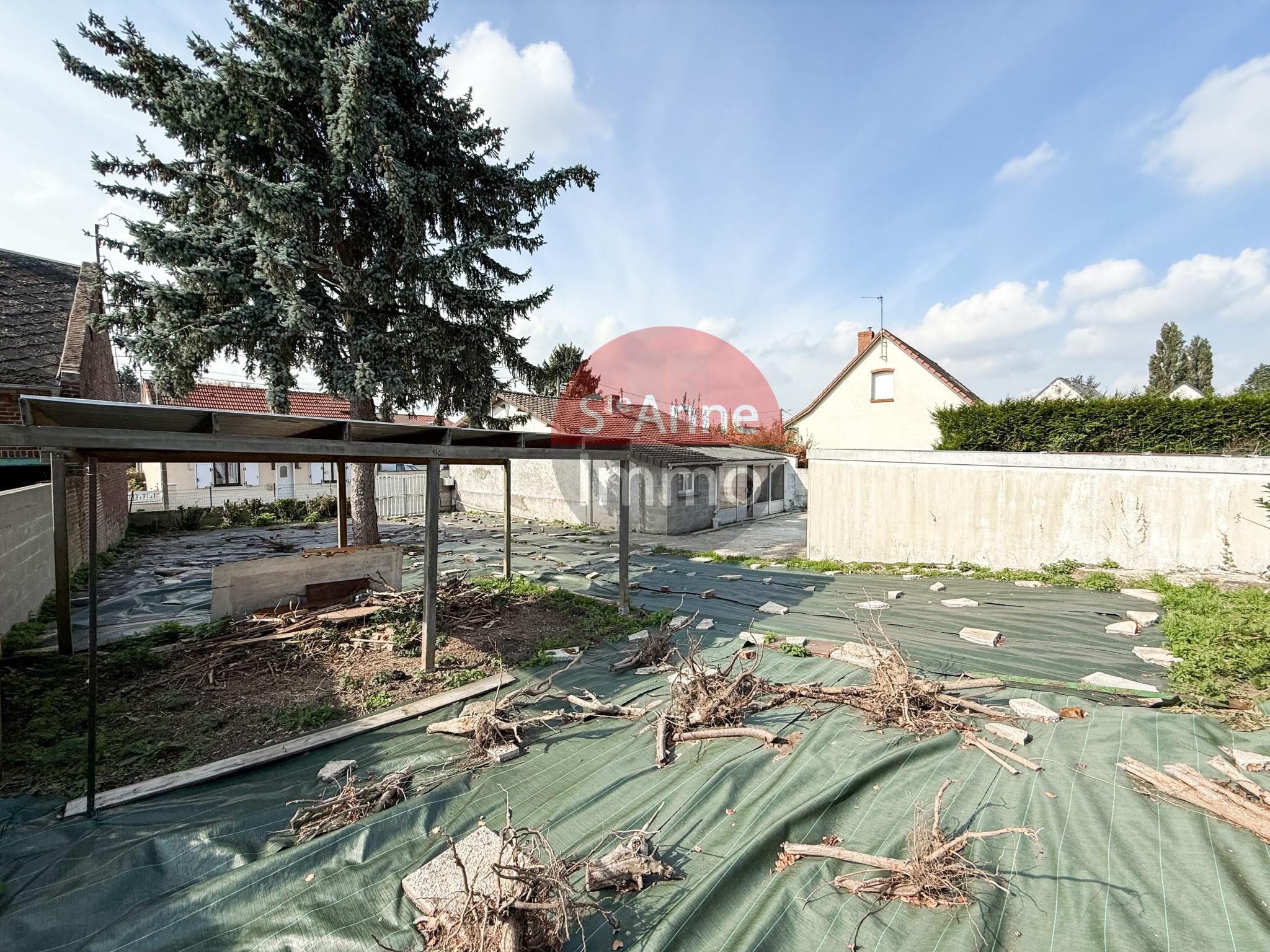 Immo80 – L'immobilier à Amiens et dans la Somme-FRESNOY-LES-ROYE – 70m2 – MAISON INDIVIDUELLE – PLAIN PIED – 2 CHAMBRES – GARAGE – JARDIN