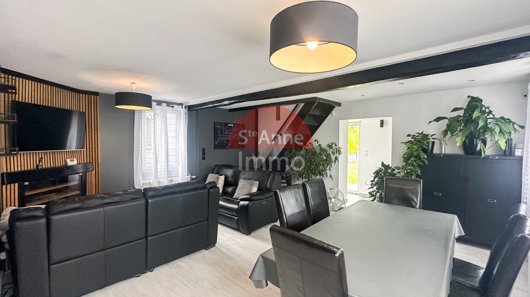 Immo80 – L'immobilier à Amiens et dans la Somme-ROGY – MAISON LONGERE – 131M2 – 5 CHAMBRES – JARDIN – GARAGE