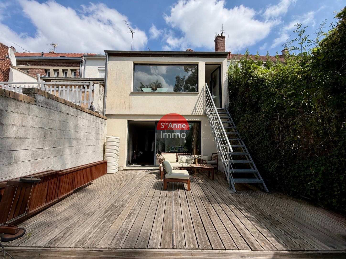 Immo80 – L'immobilier à Amiens et dans la Somme-AMIENS – HENRIVILLE – MAISON 164m2 – 4 CHAMBRES – JARDIN – TERRASSE