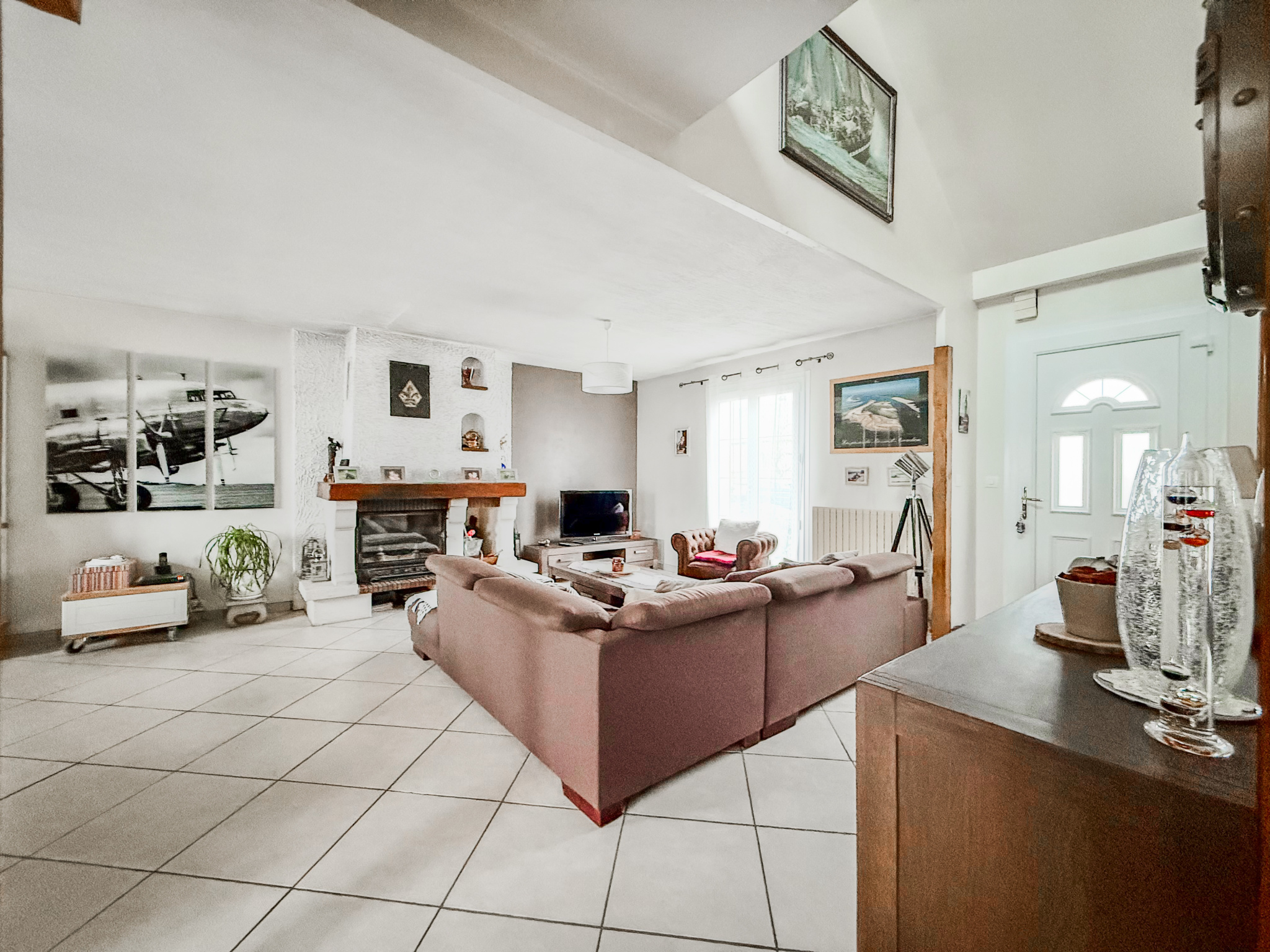 Immo80 – L'immobilier à Amiens et dans la Somme-MARGNY-AUX-CERISES – PAVILLON INDIVIDUEL – 4 CHAMBRES – AUTONOMIE DE PLAIN PIED – SOUS SOL COMPLET – GARAGE –