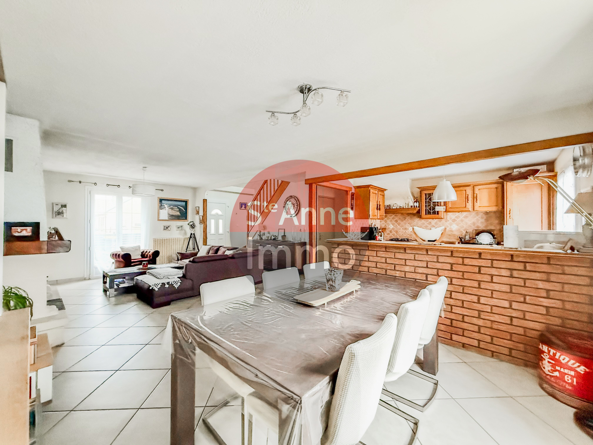 Immo80 – L'immobilier à Amiens et dans la Somme-MARGNY-AUX-CERISES – PAVILLON INDIVIDUEL – 4 CHAMBRES – AUTONOMIE DE PLAIN PIED – SOUS SOL COMPLET – GARAGE –