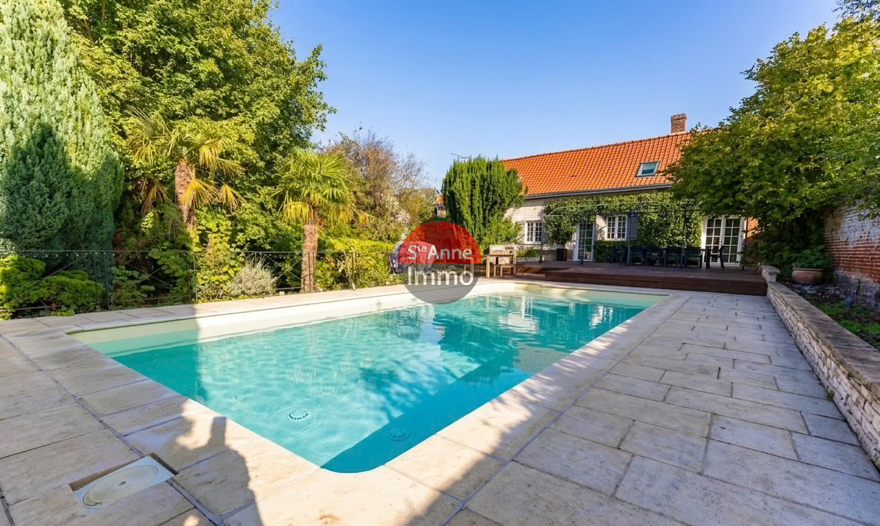 Immo80 – L'immobilier à Amiens et dans la Somme-BÉHENCOURT – MAISON 200m2 – 3 CHAMBRES – JARDIN – GARAGE – PISCINE...