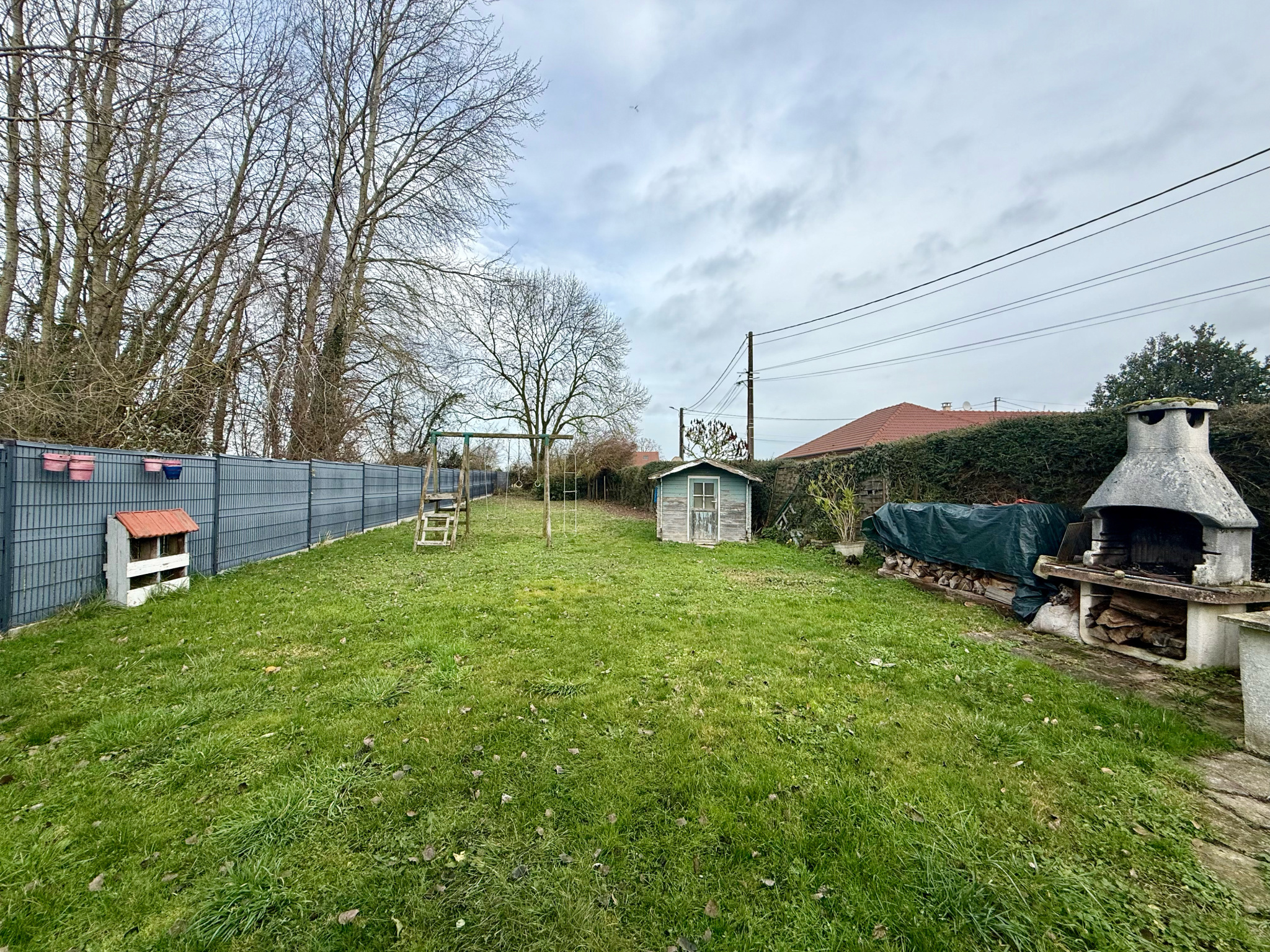 Immo80 – L'immobilier à Amiens et dans la Somme-ROLLOT – MAISON INDIVIDUELLE – 3 CHAMBRES – COUR – JARDIN – GARAGE