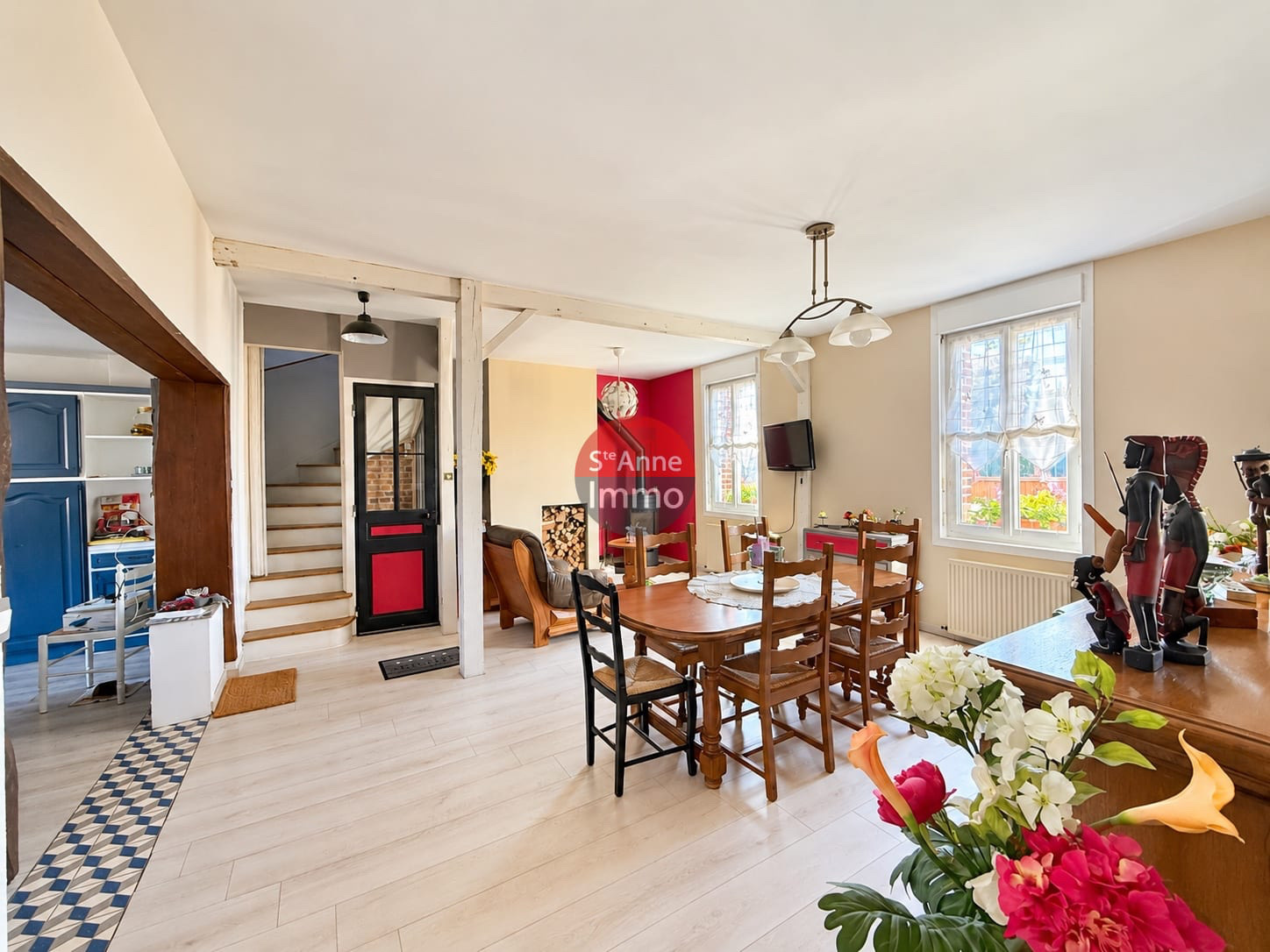 Immo80 – L'immobilier à Amiens et dans la Somme-VERS-SUR-SELLE – 160m2 – MAISON – 4 CHAMBRES – STUDIO – ATELIER – DEPENDANCES