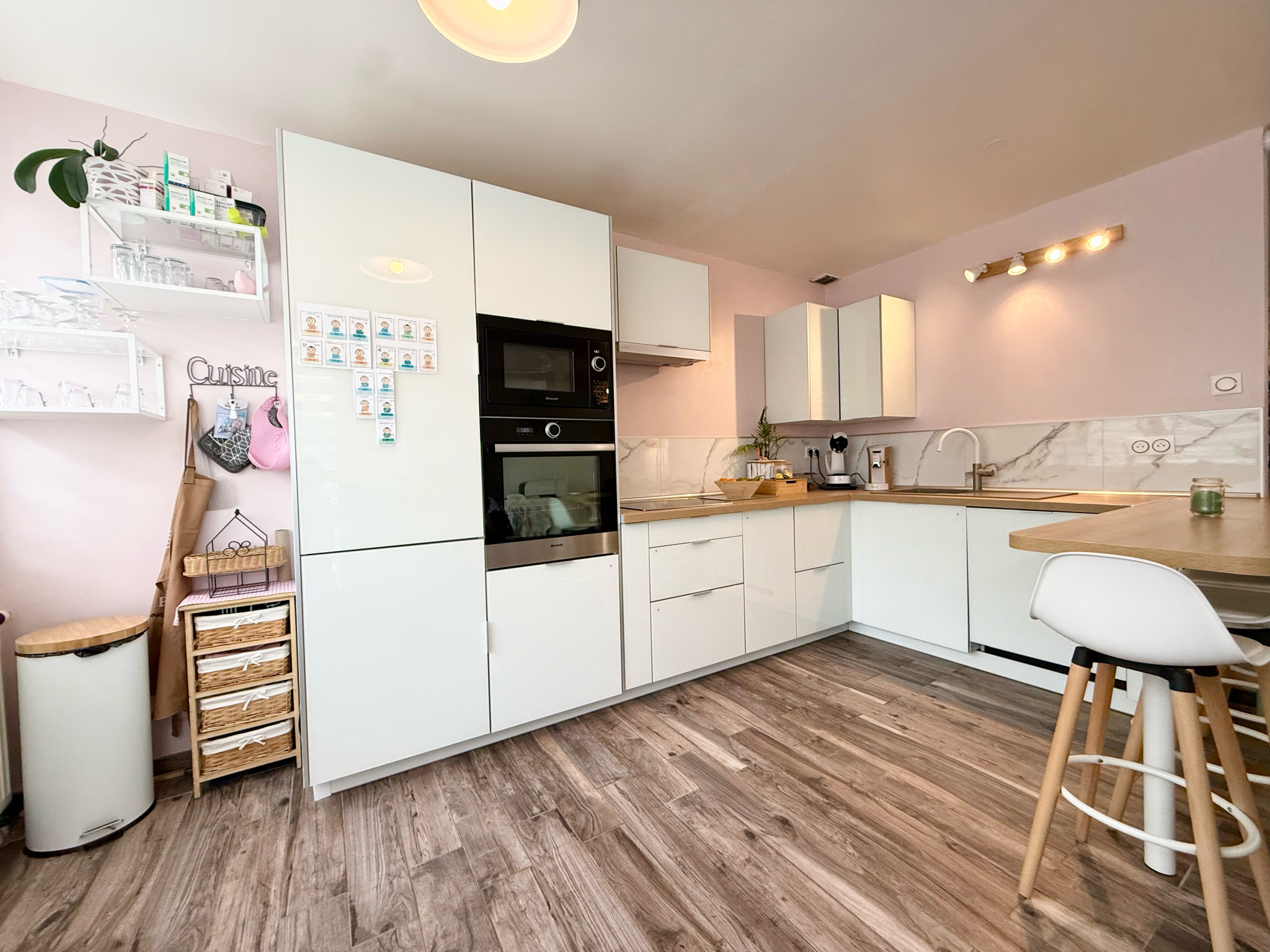 Immo80 – L'immobilier à Amiens et dans la Somme-RIVERY – MAISON MITOYENNE – 3 CHAMBRES – GARAGE – COUR