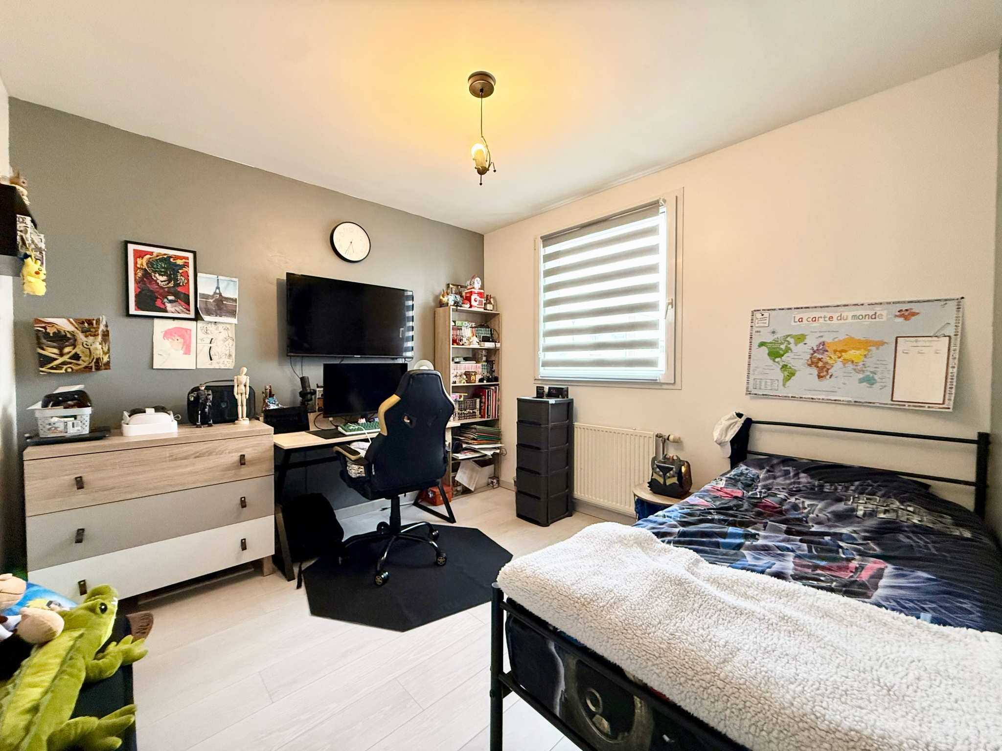 Immo80 – L'immobilier à Amiens et dans la Somme-RIVERY – MAISON MITOYENNE – 3 CHAMBRES – GARAGE – COUR