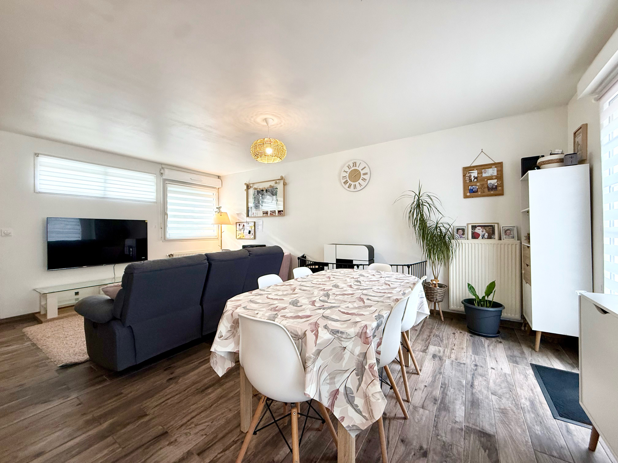 Immo80 – L'immobilier à Amiens et dans la Somme-RIVERY – MAISON MITOYENNE – 3 CHAMBRES – GARAGE – COUR