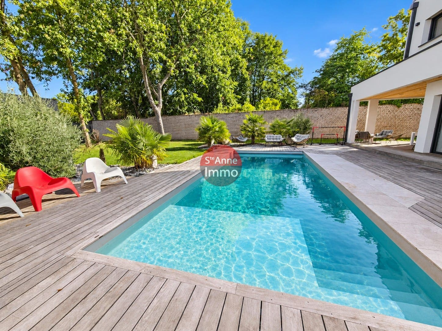 Immo80 – L'immobilier à Amiens et dans la Somme-AMIENS -HENRIVILLE A 5MIN DU CENTRE VILLE –  MAISON CONTEMPORAINE D&rsquo;EXCEPTION DE 278 M2 AVEC PISCINE