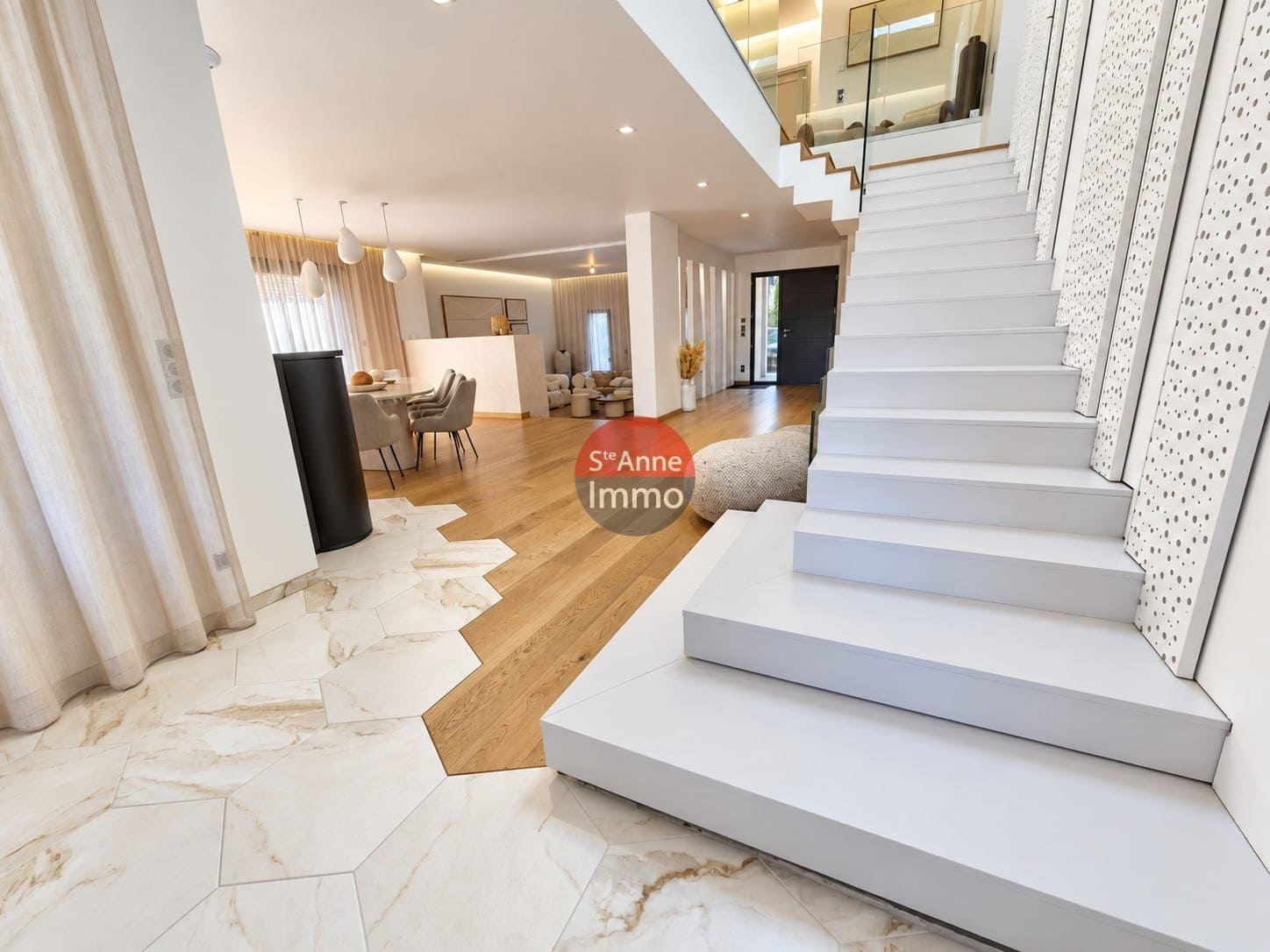 Immo80 – L'immobilier à Amiens et dans la Somme-AMIENS -HENRIVILLE A 5MIN DU CENTRE VILLE –  MAISON CONTEMPORAINE D&rsquo;EXCEPTION DE 278 M2 AVEC PISCINE