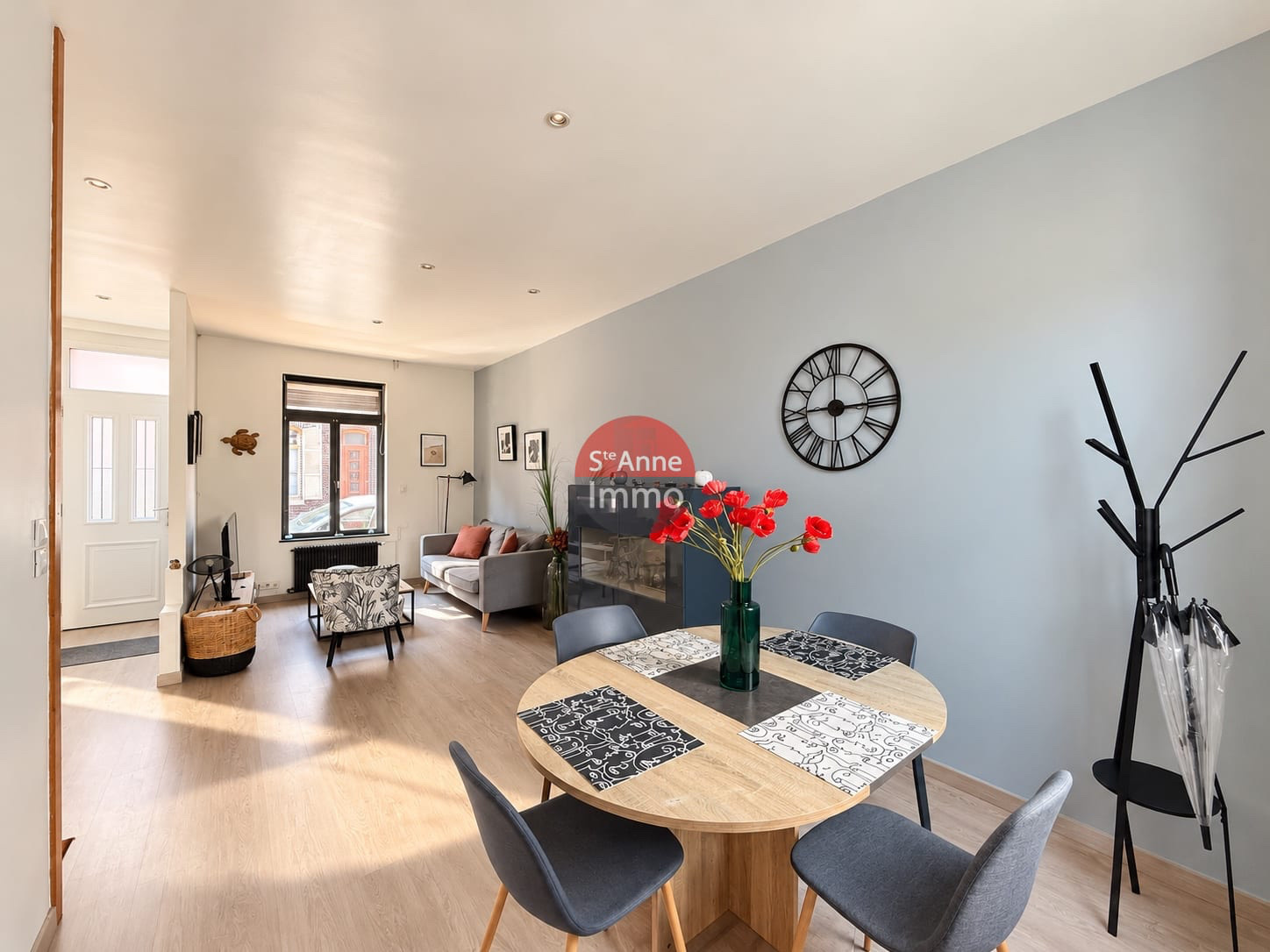 Immo80 – L'immobilier à Amiens et dans la Somme-AMIENS – HENRIVILLE – SAINT HONORE – 82m2 – 3 CHAMBRES – COUR – CAVE