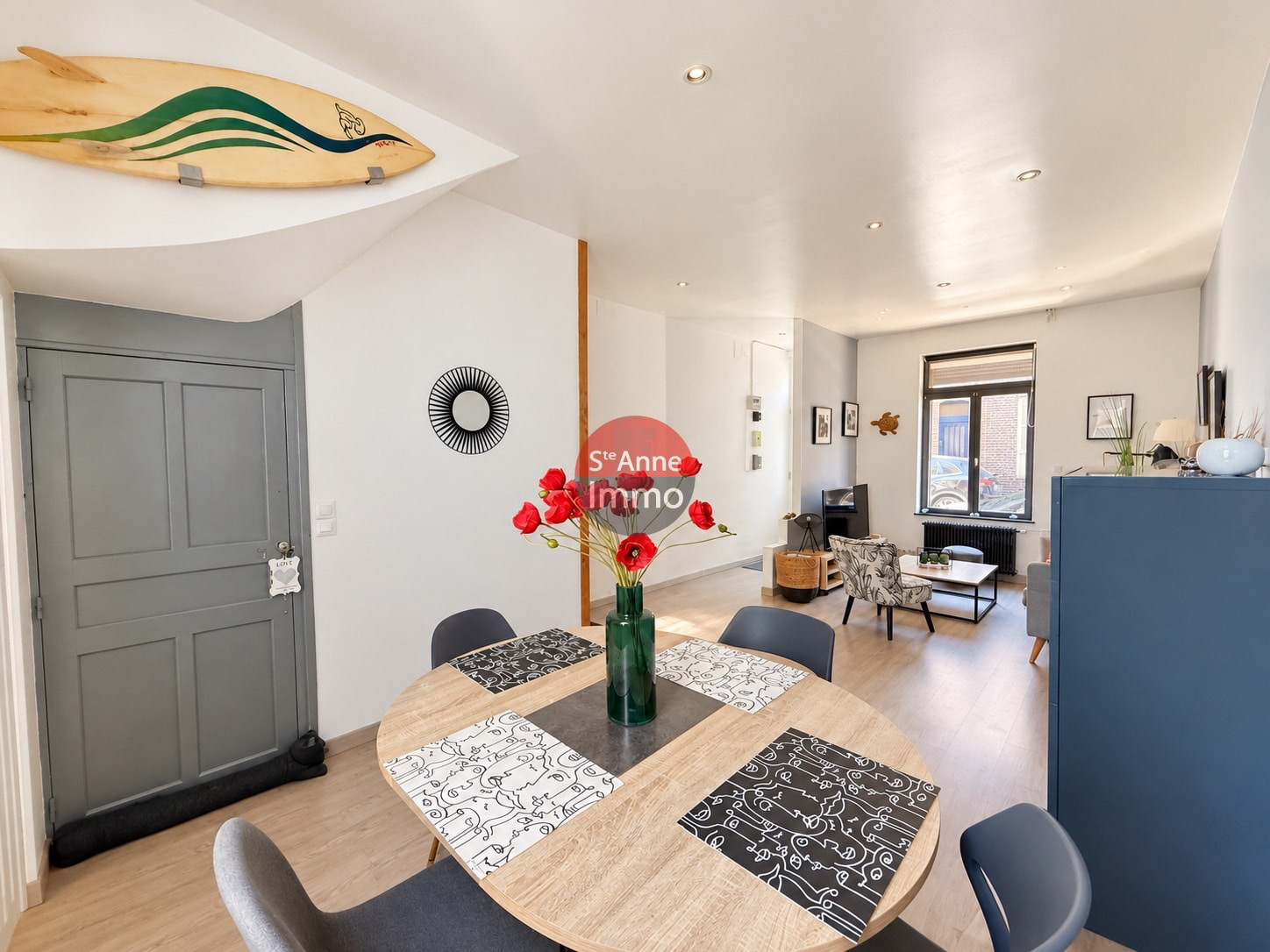 Immo80 – L'immobilier à Amiens et dans la Somme-AMIENS – HENRIVILLE – SAINT HONORE – 82m2 – 3 CHAMBRES – COUR – CAVE