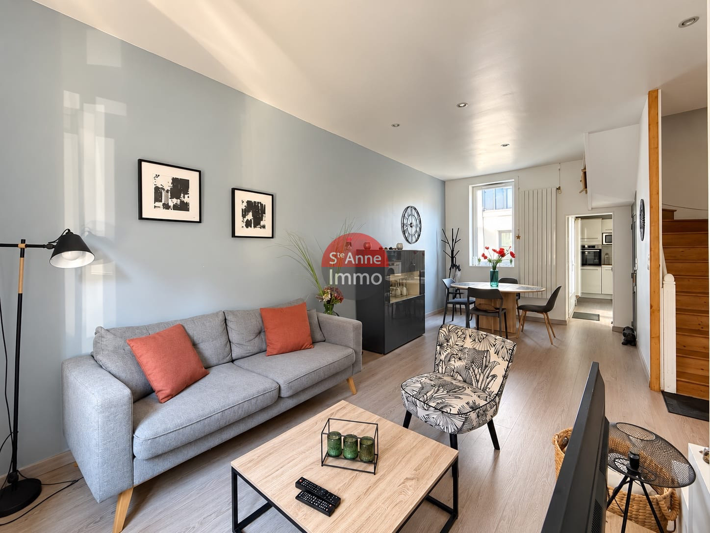 Immo80 – L'immobilier à Amiens et dans la Somme-AMIENS – HENRIVILLE – SAINT HONORE – 82m2 – 3 CHAMBRES – COUR...