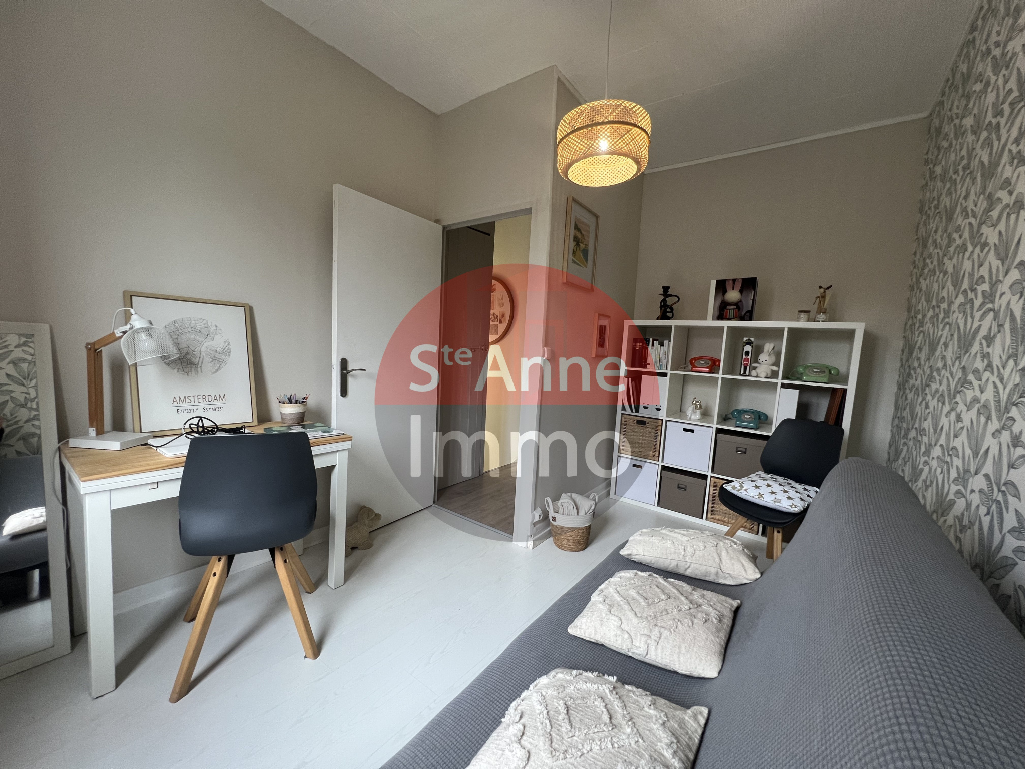 Immo80 – L'immobilier à Amiens et dans la Somme-AMIENS – QUARTIER SAINT ACHEUL  – 2 CHAMBRES + POSSIBILITES 2 CHAMBRES – COUR