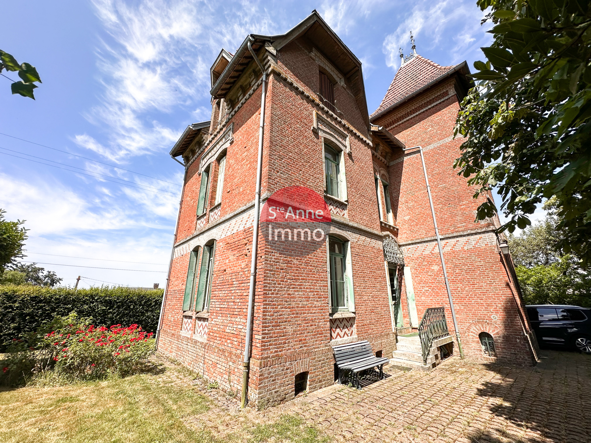 Immo80 – L'immobilier à Amiens et dans la Somme-BEAUCAMPS-LE-VIEUX – MAISON – 118 M2 – 3 CHAMBRES – CAVE – JARDIN