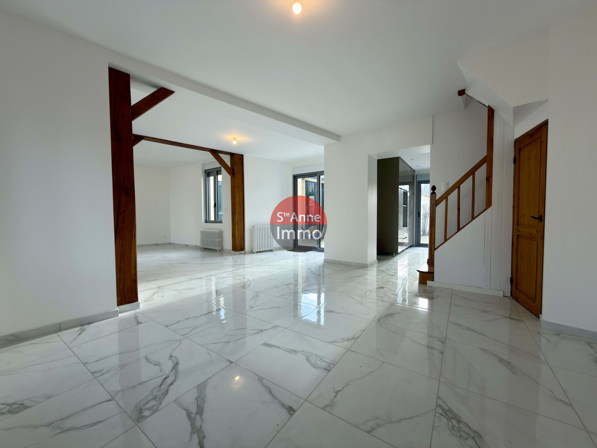 Immo80 – L'immobilier à Amiens et dans la Somme-AMIENS – ROUTE D&rsquo;ABBEVILLE – MAISON SEMI-MITOYENNE – 3 CHAMBRES –...