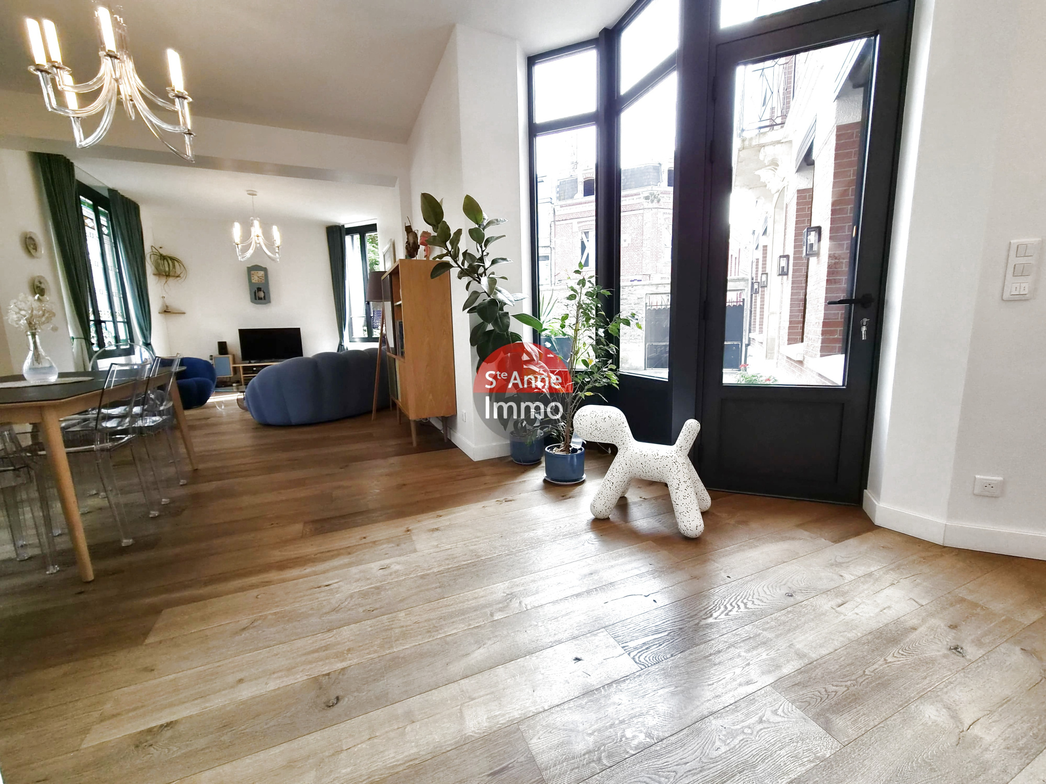 Immo80 – L'immobilier à Amiens et dans la Somme-AMIENS SAINTE ANNE – 2 MIN DE LA GARE – MAISON DE MAITRE ENTIERREMENT RENOVE 160 M2