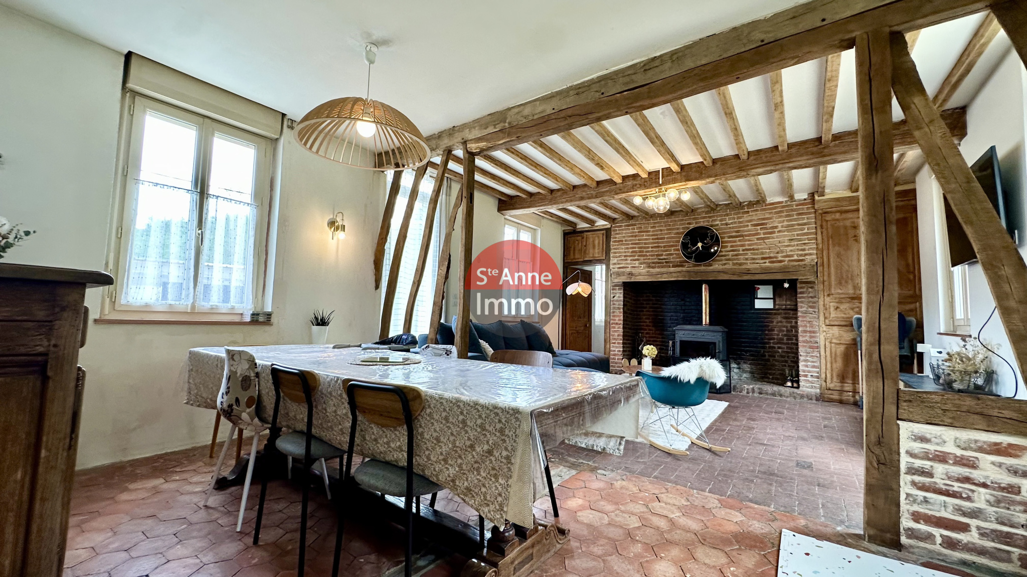 Immo80 – L'immobilier à Amiens et dans la Somme-HORNOY-LE-BOURG – MAISON – 4 CHAMBRES – GARAGE – JARDIN – CAVE