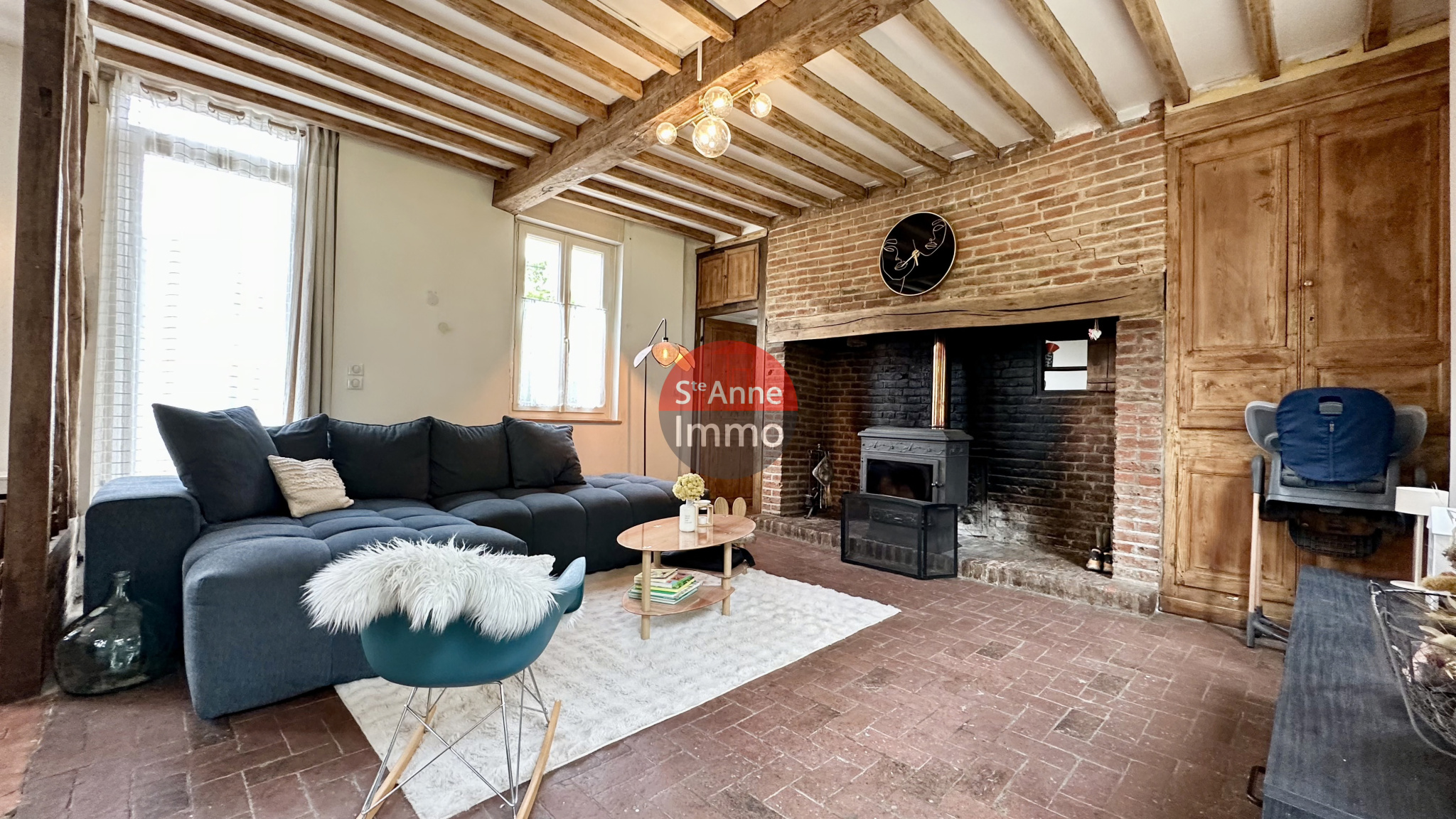 Immo80 – L'immobilier à Amiens et dans la Somme-HORNOY-LE-BOURG – MAISON – 4 CHAMBRES – GARAGE – JARDIN – CAVE