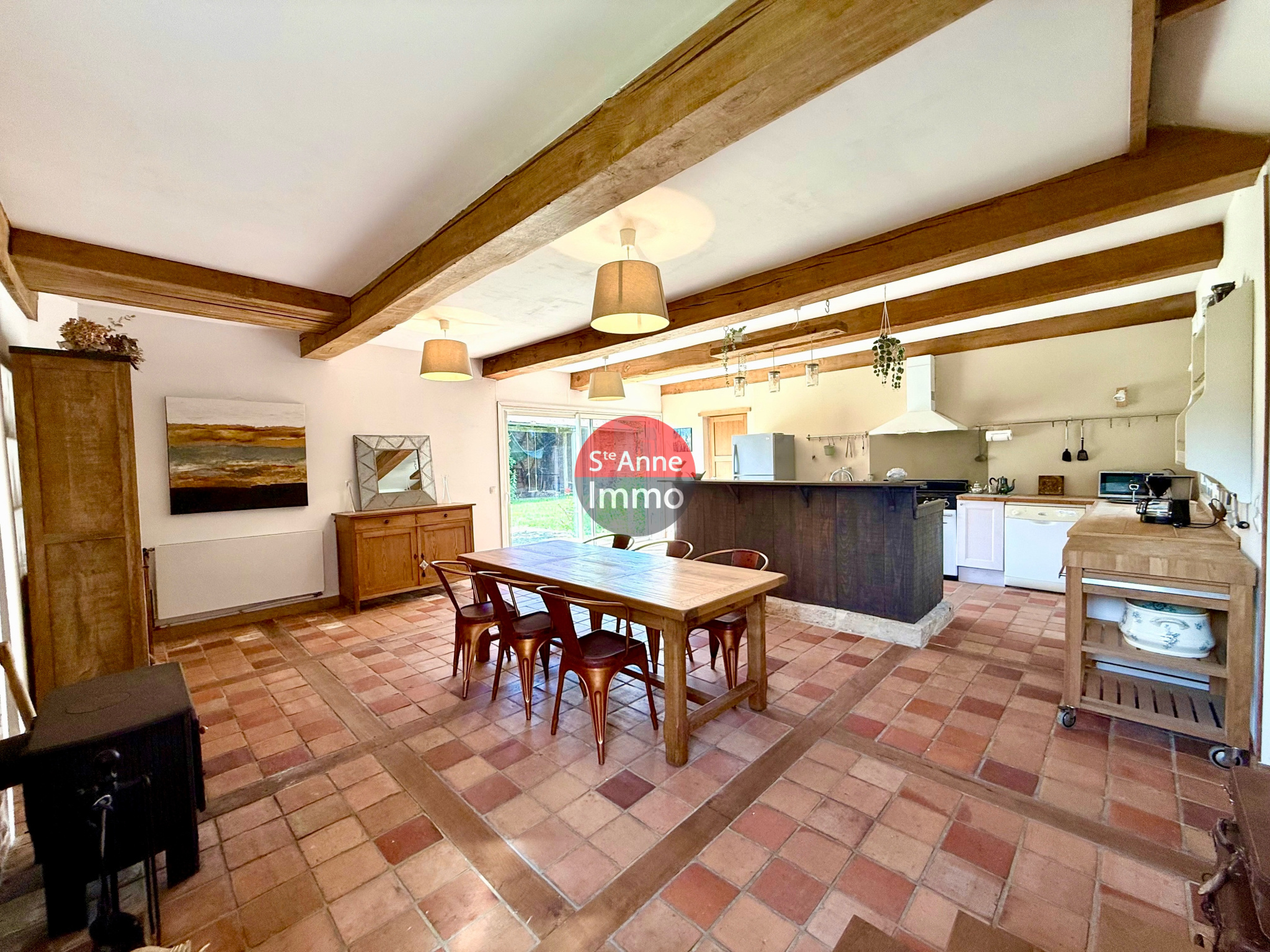 Immo80 – L'immobilier à Amiens et dans la Somme-COULLEMELLE – 190m2 – MAISON INDIVIDUELLE – 5 CHAMBRES – AUTONOMIE DE PLAIN PIED – JARDIN – TERRASSE – GARAGE