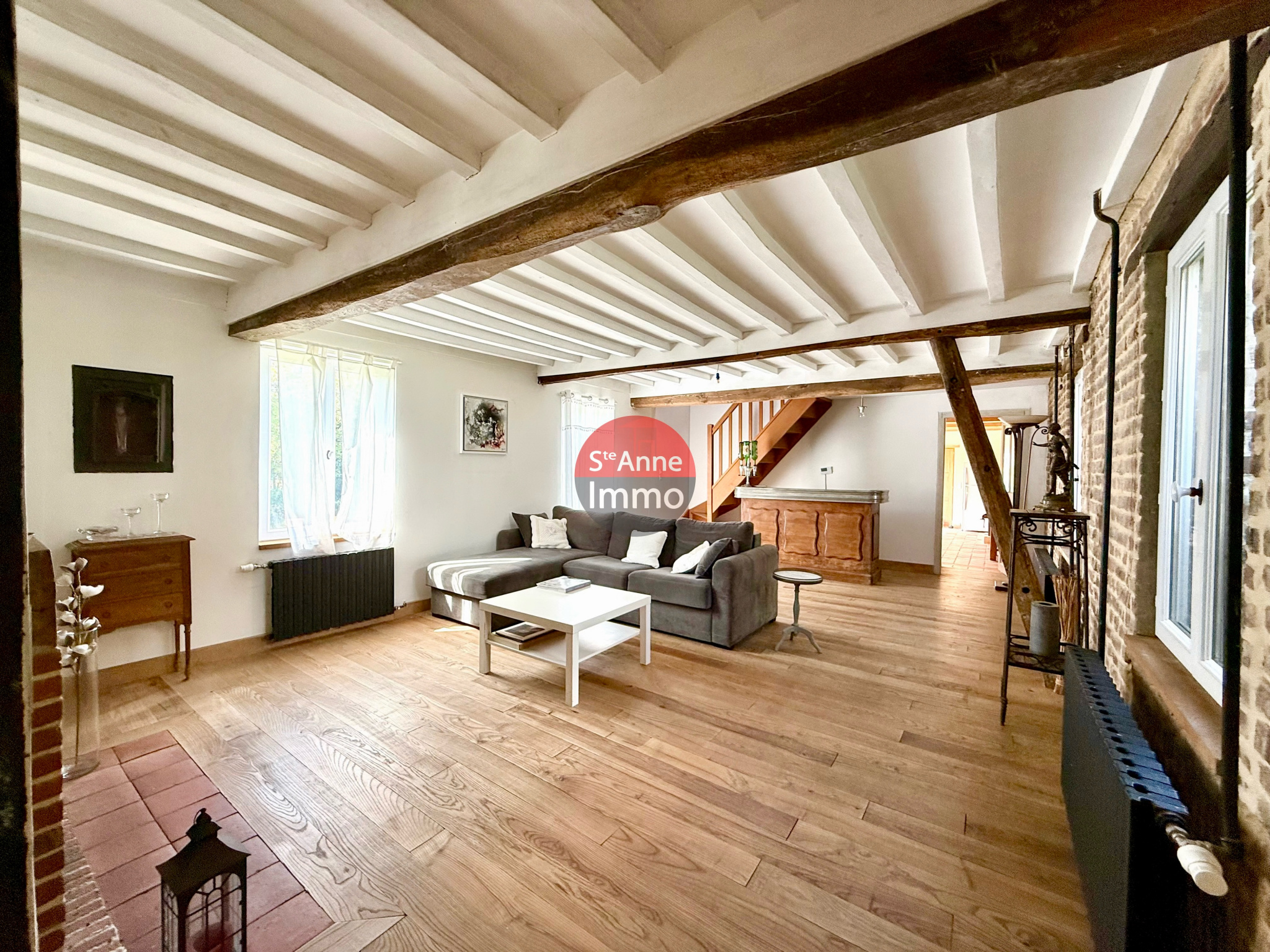 Immo80 – L'immobilier à Amiens et dans la Somme-COULLEMELLE – 190m2 – MAISON INDIVIDUELLE – 5 CHAMBRES – AUTONOMIE DE PLAIN PIED – JARDIN – TERRASSE – GARAGE