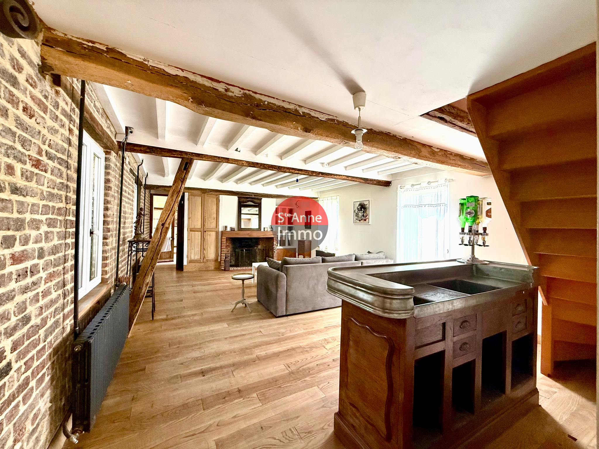 Immo80 – L'immobilier à Amiens et dans la Somme-COULLEMELLE – 190m2 – MAISON INDIVIDUELLE – 5 CHAMBRES – AUTONOMIE DE PLAIN PIED – JARDIN – TERRASSE – GARAGE