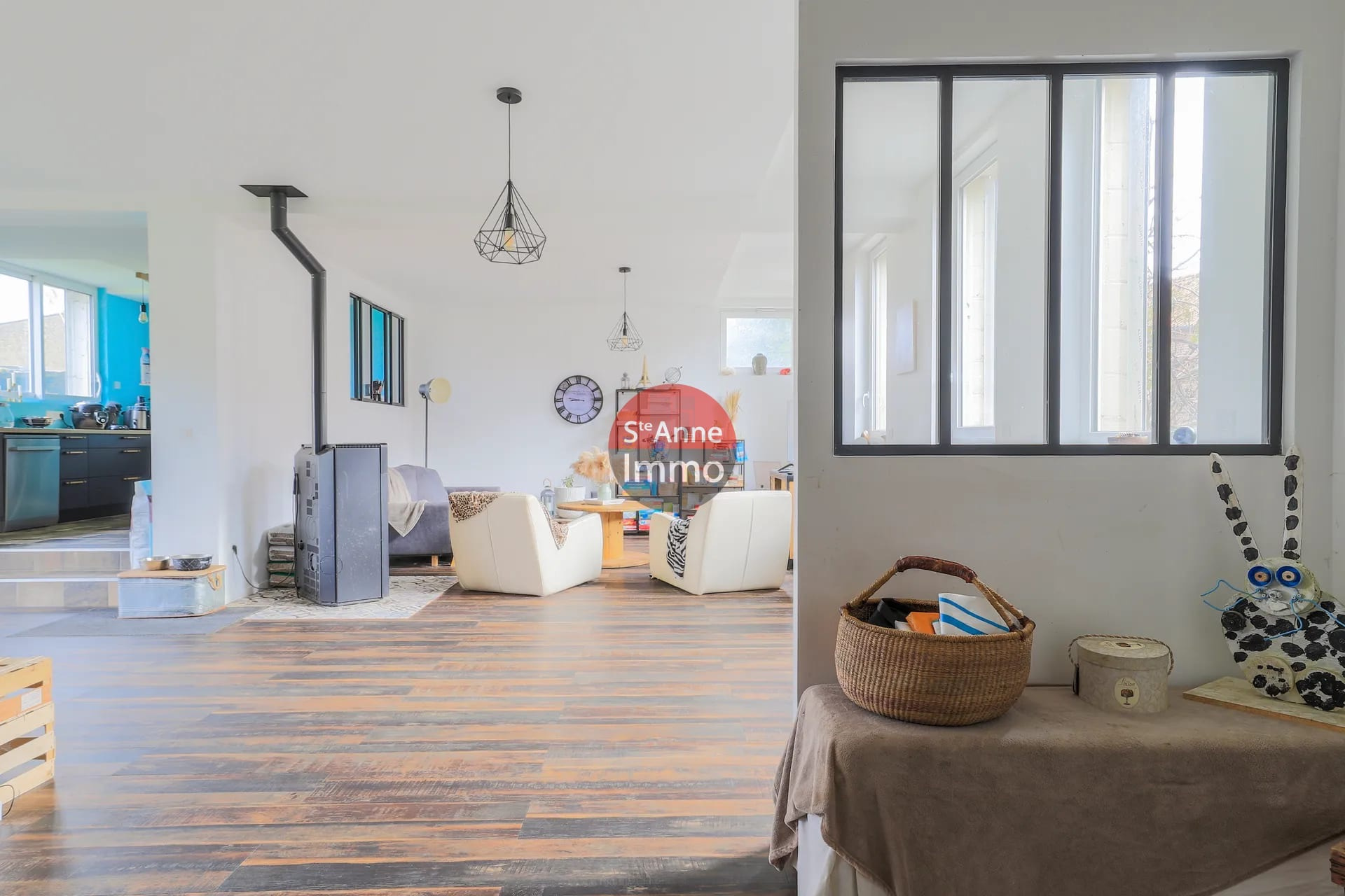 Immo80 – L'immobilier à Amiens et dans la Somme-ORESMAUX – MAISON DE PLAIN -PIED – 3 CHAMBRES – JARDIN – LOCAL – GRENIER AMENAGEABLE