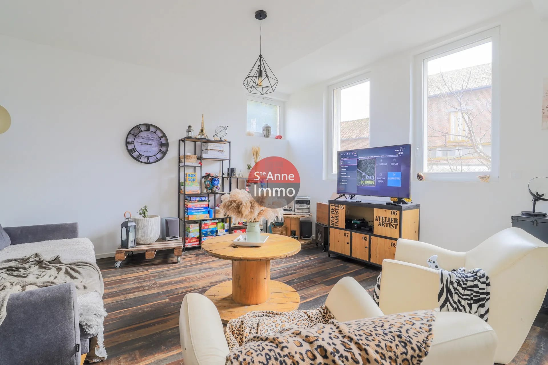 Immo80 – L'immobilier à Amiens et dans la Somme-ORESMAUX – MAISON DE PLAIN -PIED – 3 CHAMBRES – JARDIN – LOCAL – GRENIER AMENAGEABLE