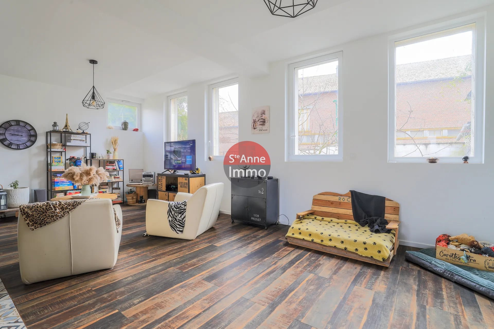 Immo80 – L'immobilier à Amiens et dans la Somme-ORESMAUX – MAISON DE PLAIN -PIED – 3 CHAMBRES – JARDIN – LOCAL – GRENIER AMENAGEABLE