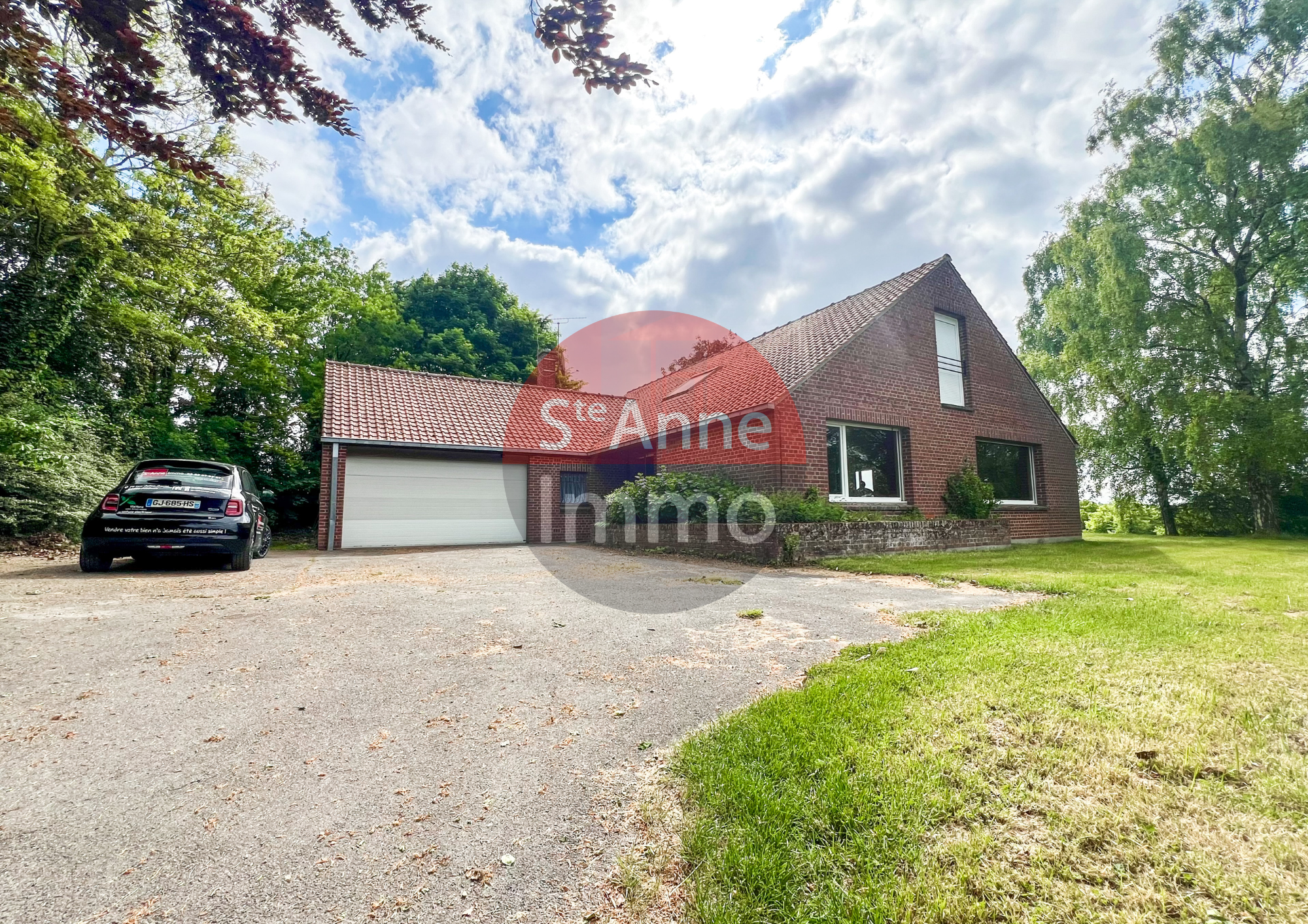 Immo80 – L'immobilier à Amiens et dans la Somme-PROCHE ALBERT – PAVILLON INDIVIDUEL /MAISON D’ARCHITECTE 170M2- 3 CHAMBRES –...