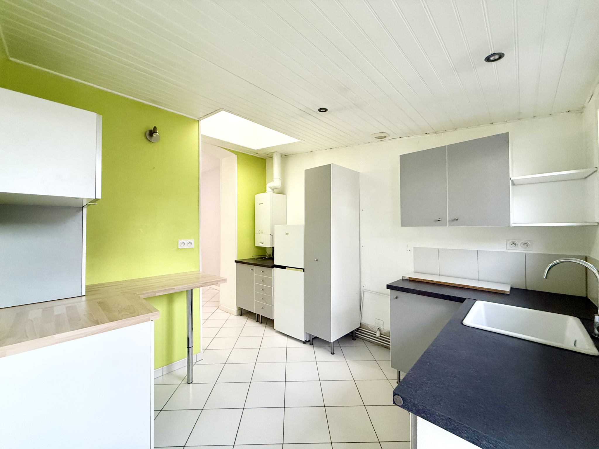 Immo80 – L'immobilier à Amiens et dans la Somme-LONGUEAU – AMIENOISE – 3 CHAMBRES – 1 BUREAU – COUR – JARDIN – DEPENDANCE