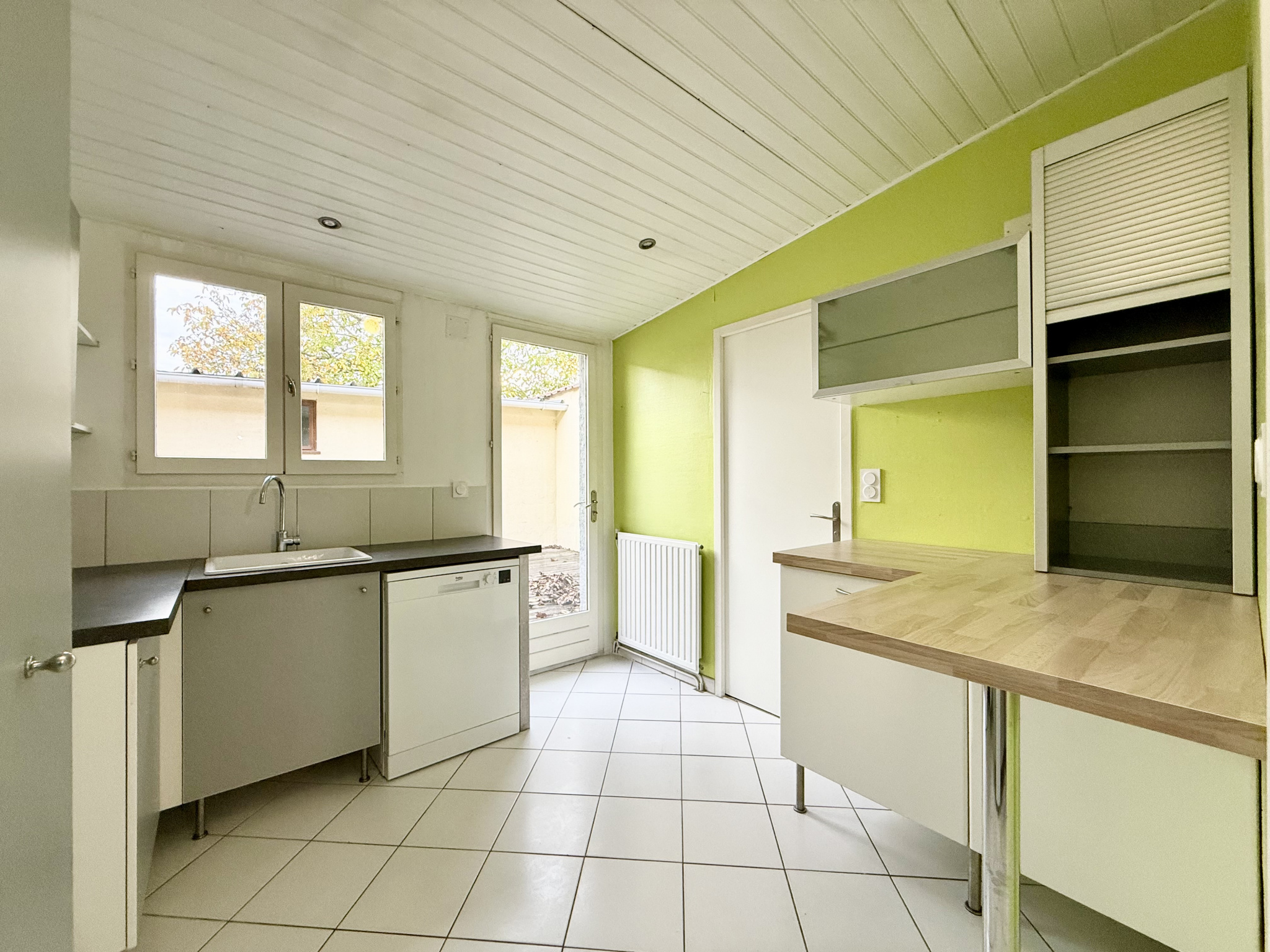 Immo80 – L'immobilier à Amiens et dans la Somme-LONGUEAU – AMIENOISE – 3 CHAMBRES – 1 BUREAU – COUR – JARDIN – DEPENDANCE